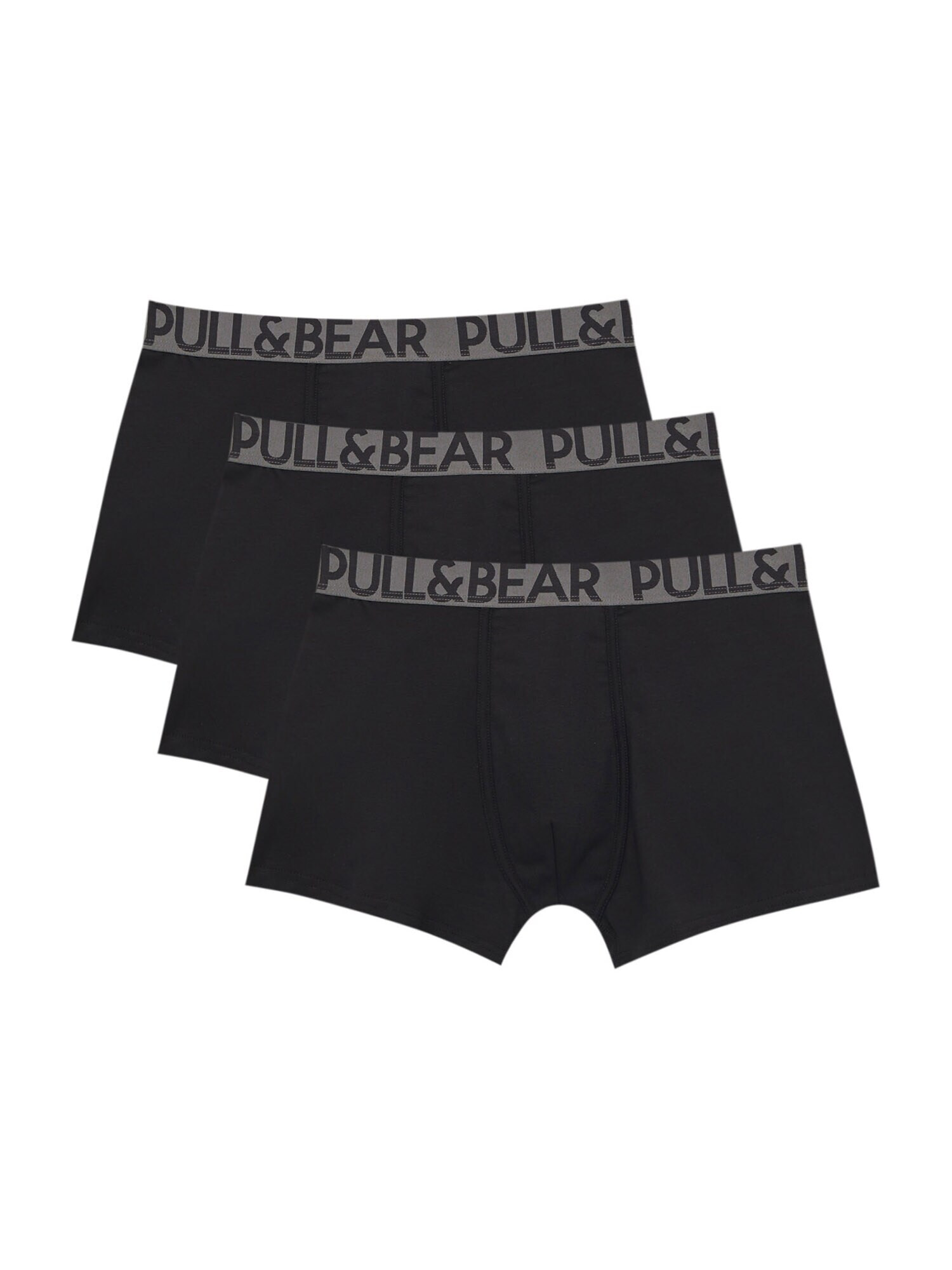 Pull&Bear Boxeri gri / negru - Pled.ro