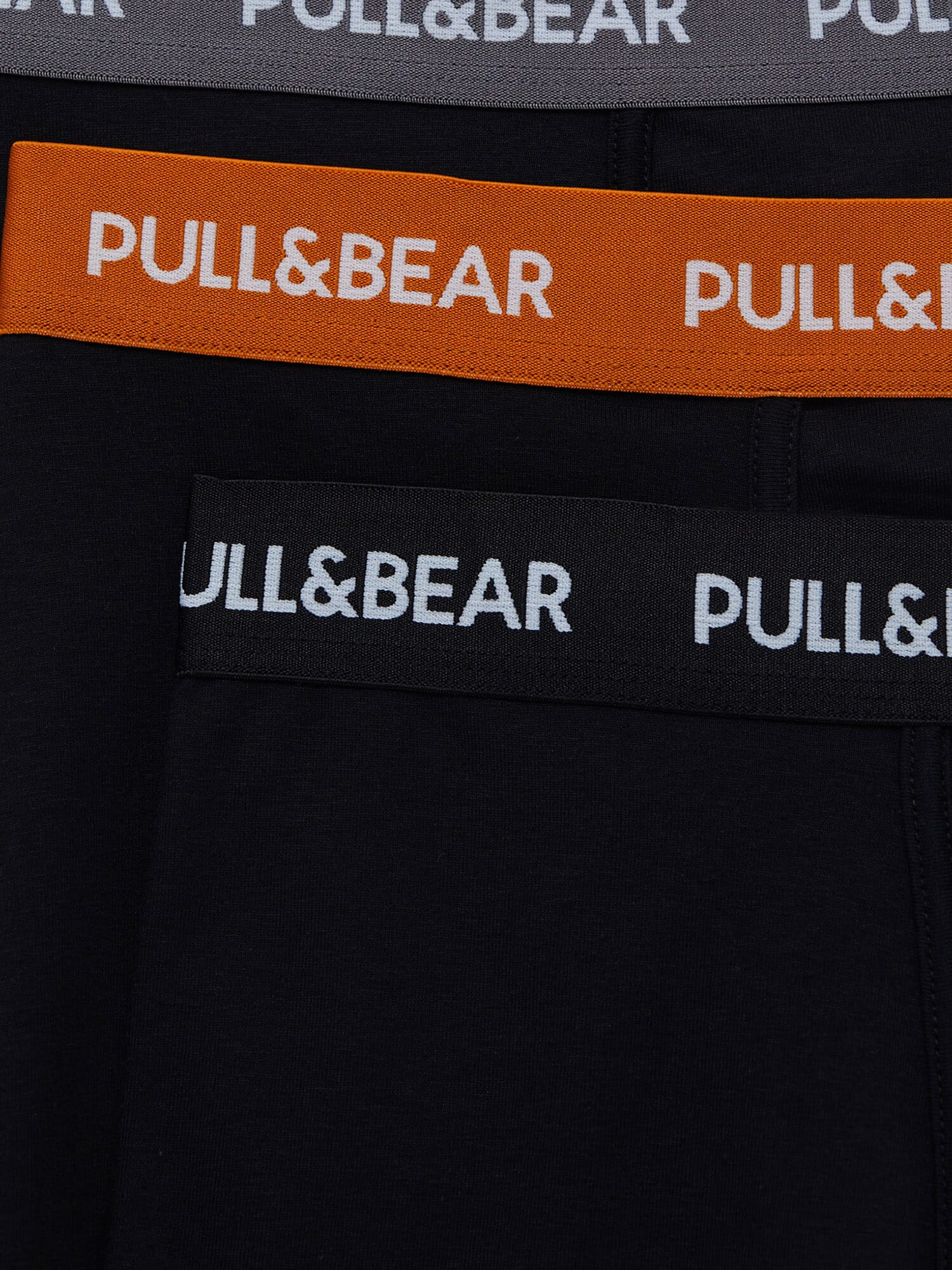 Pull&Bear Boxeri gri / portocaliu / negru / alb - Pled.ro