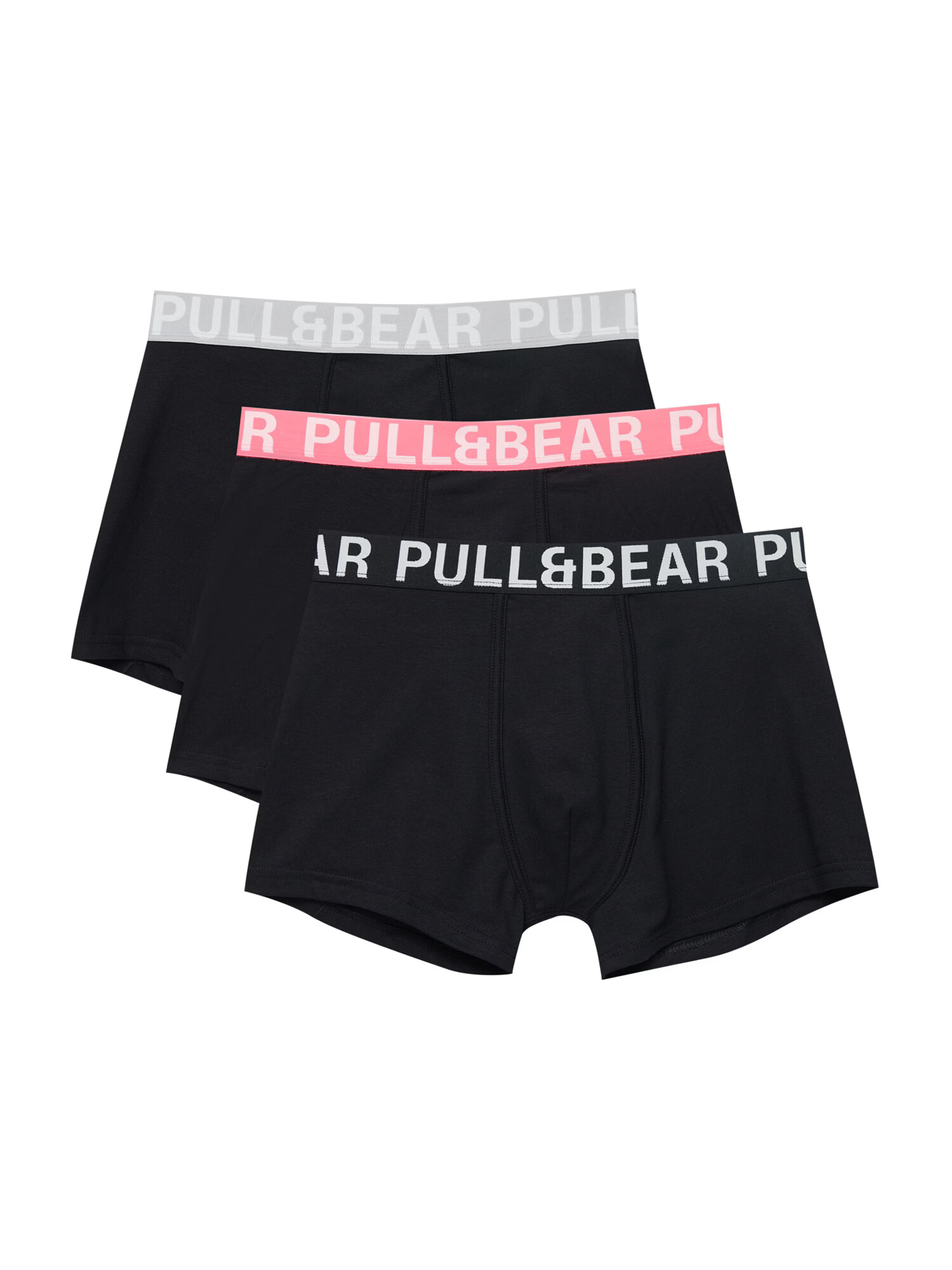 Pull&Bear Boxeri gri / roz / negru - Pled.ro