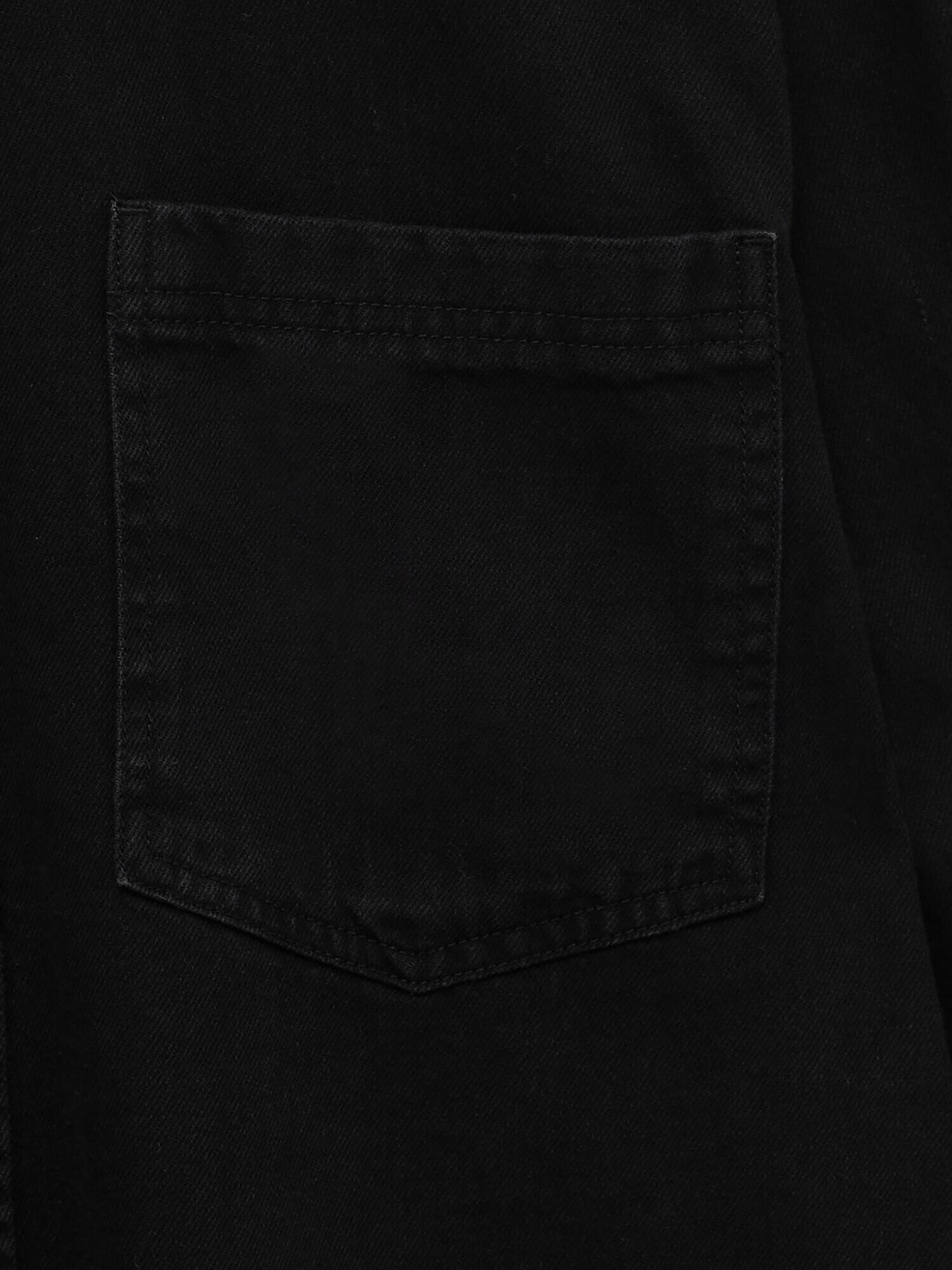 Pull&Bear Cămașă negru denim - Pled.ro