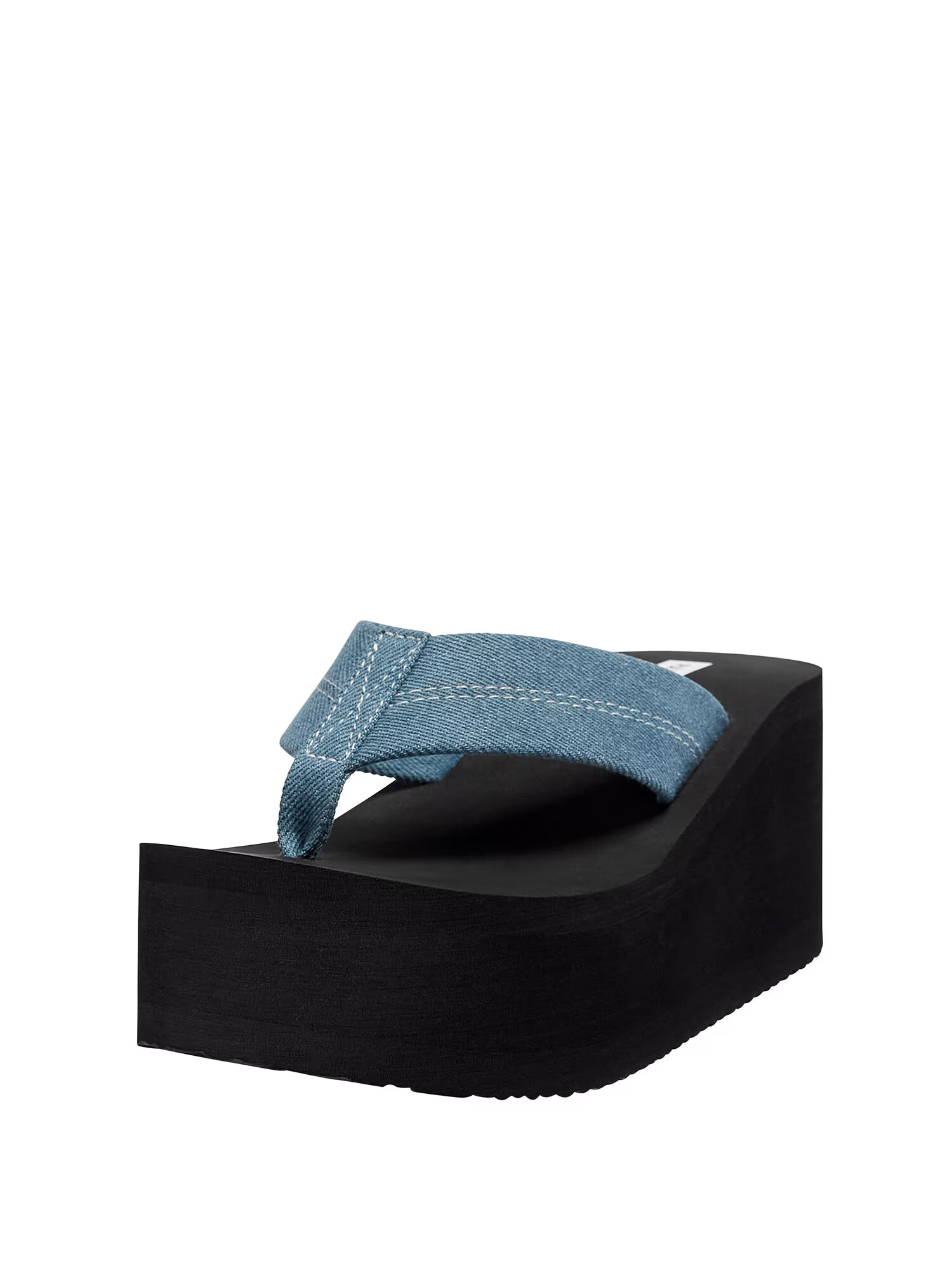 Pull&Bear Flip-flops albastru denim - Pled.ro