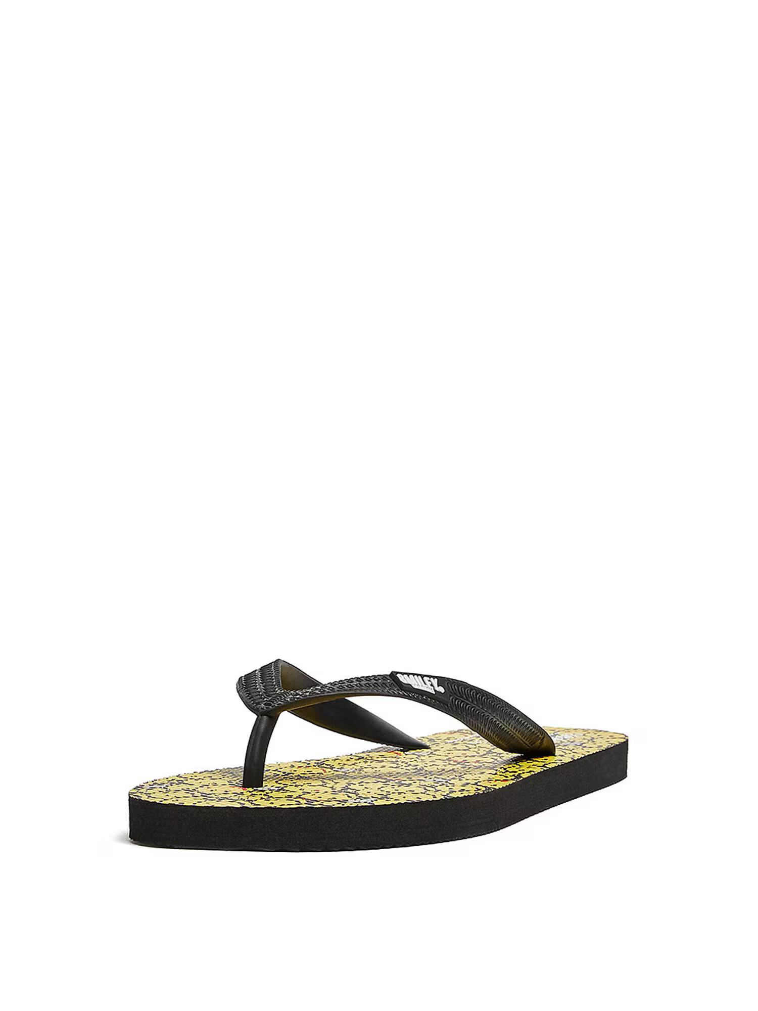 Pull&Bear Flip-flops galben / negru / alb - Pled.ro