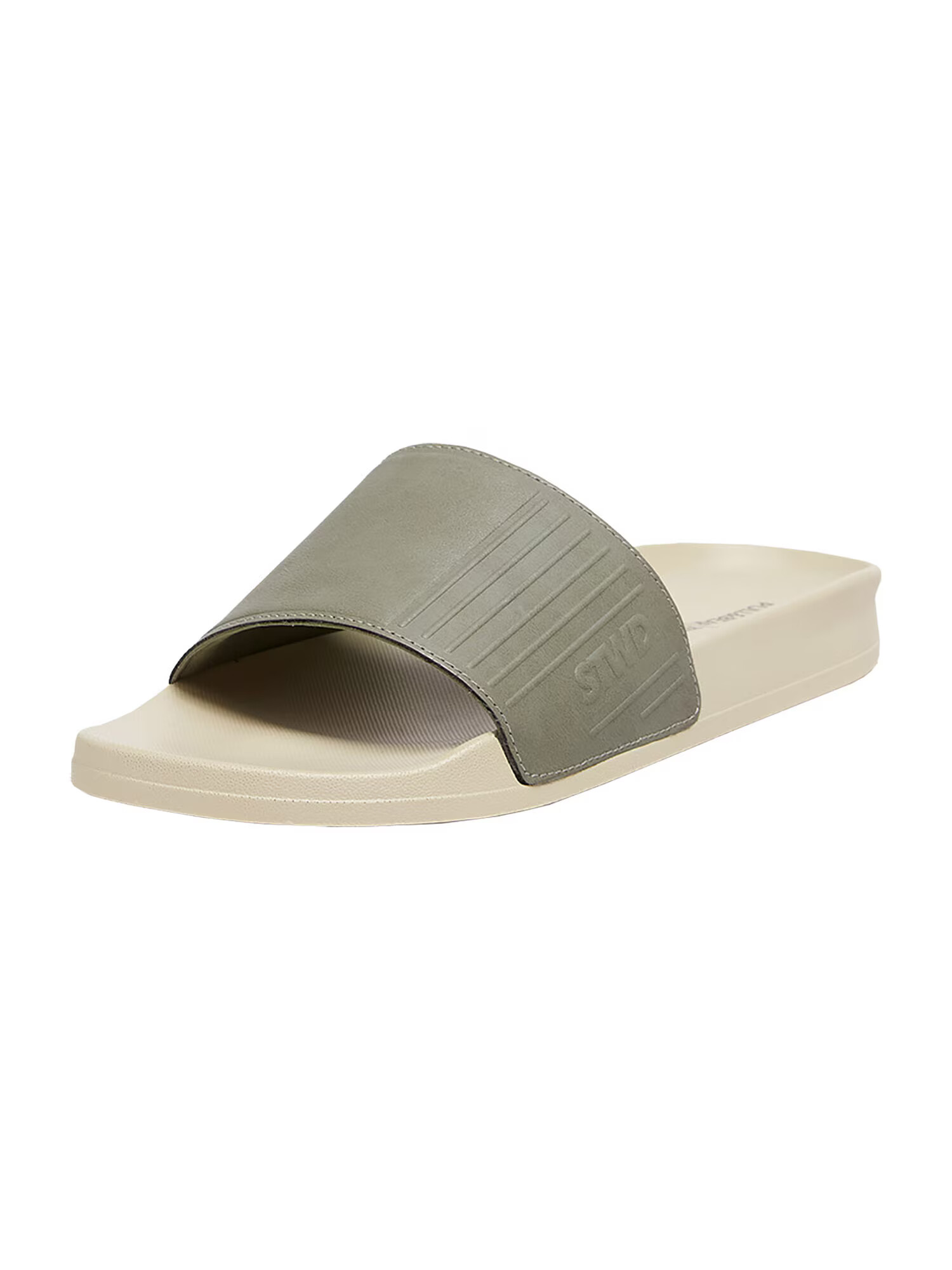 Pull&Bear Flip-flops kaki - Pled.ro