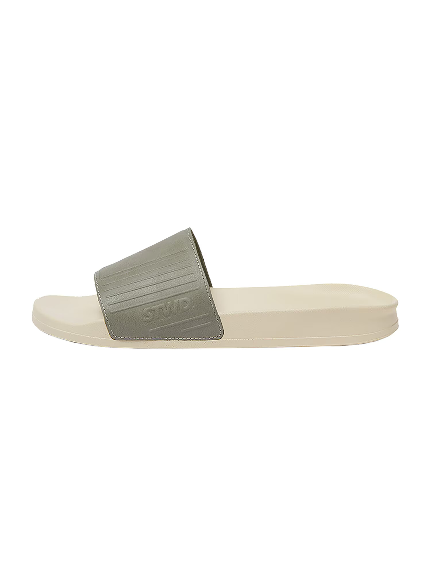 Pull&Bear Flip-flops kaki - Pled.ro