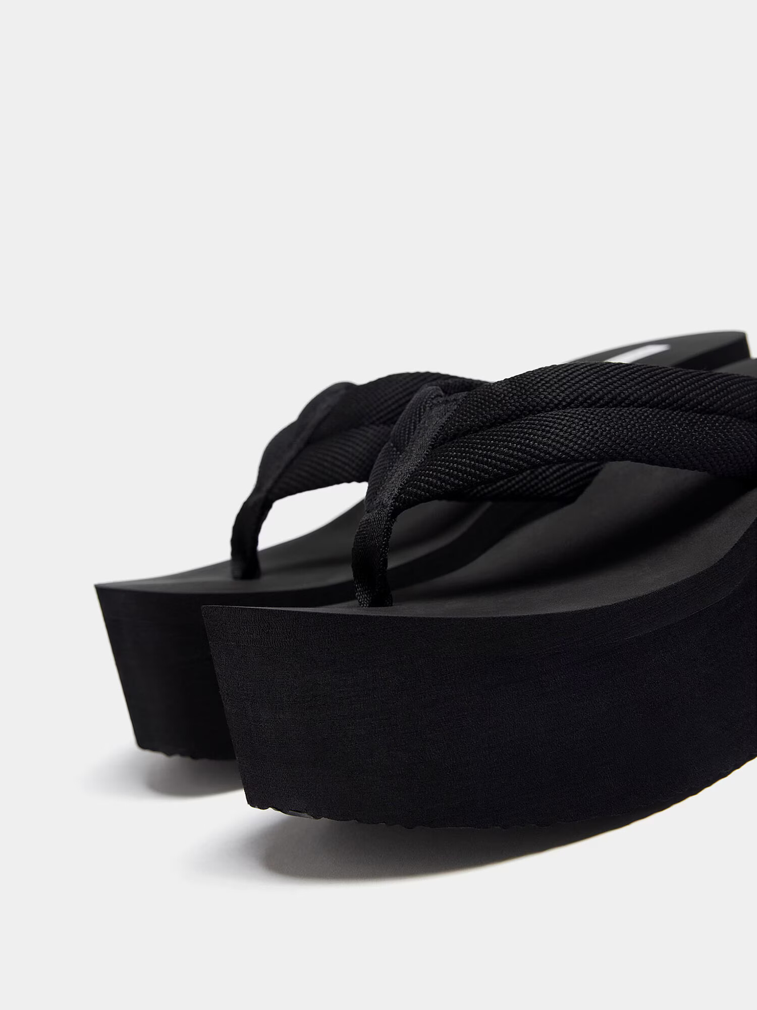 Pull&Bear Flip-flops negru - Pled.ro