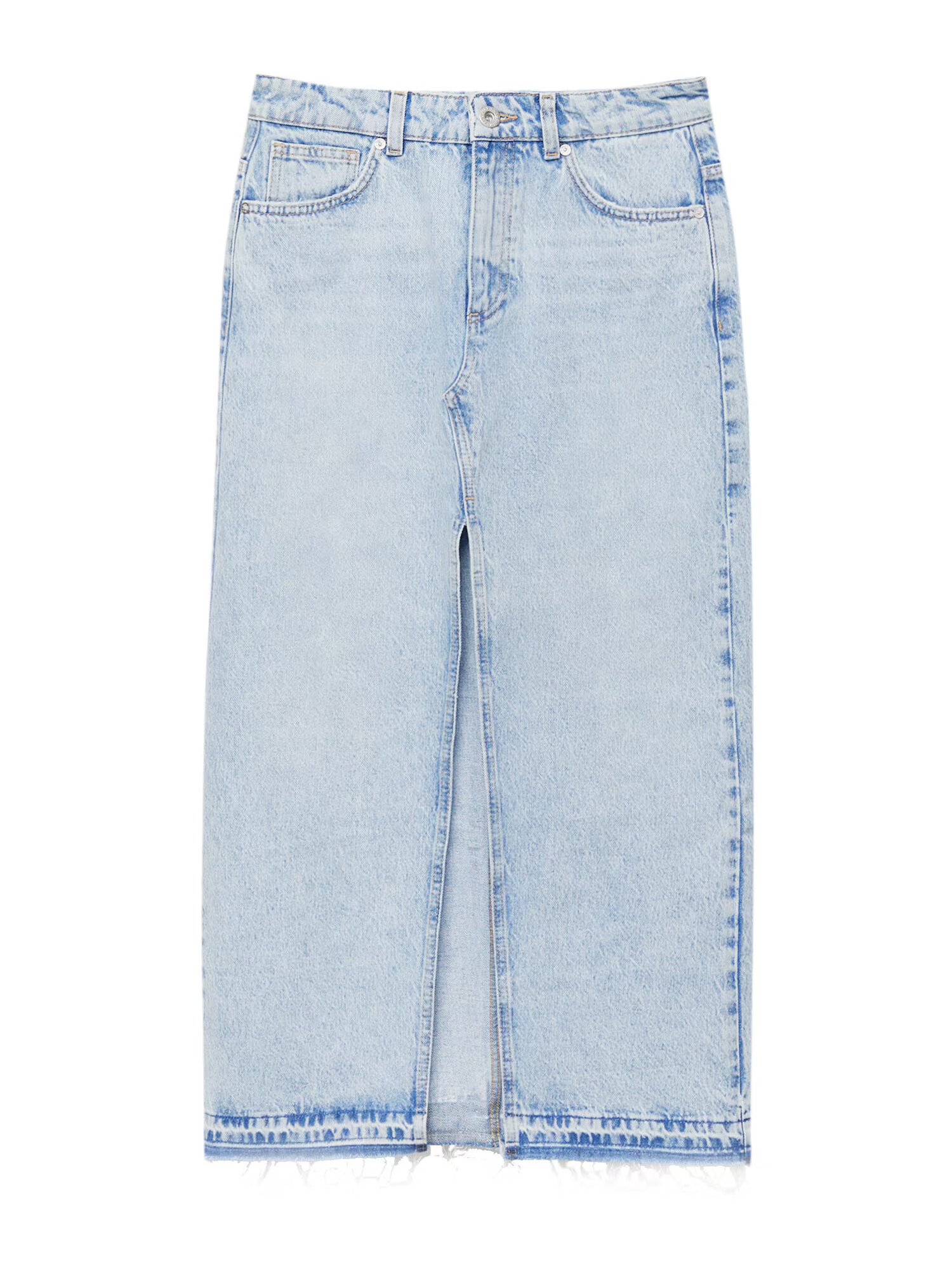 Pull&Bear Fustă albastru denim - Pled.ro