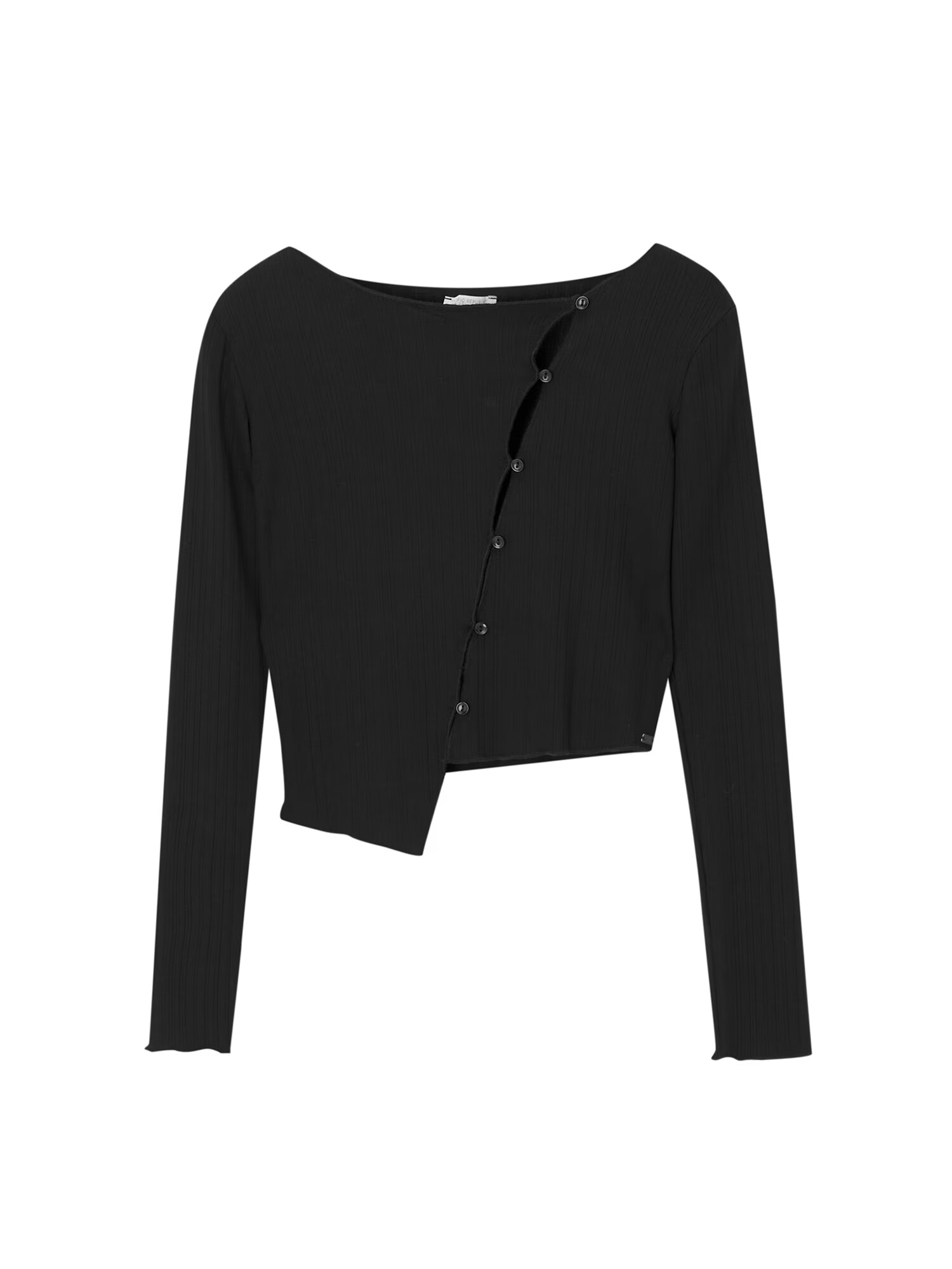 Pull&Bear Tricou negru - Pled.ro