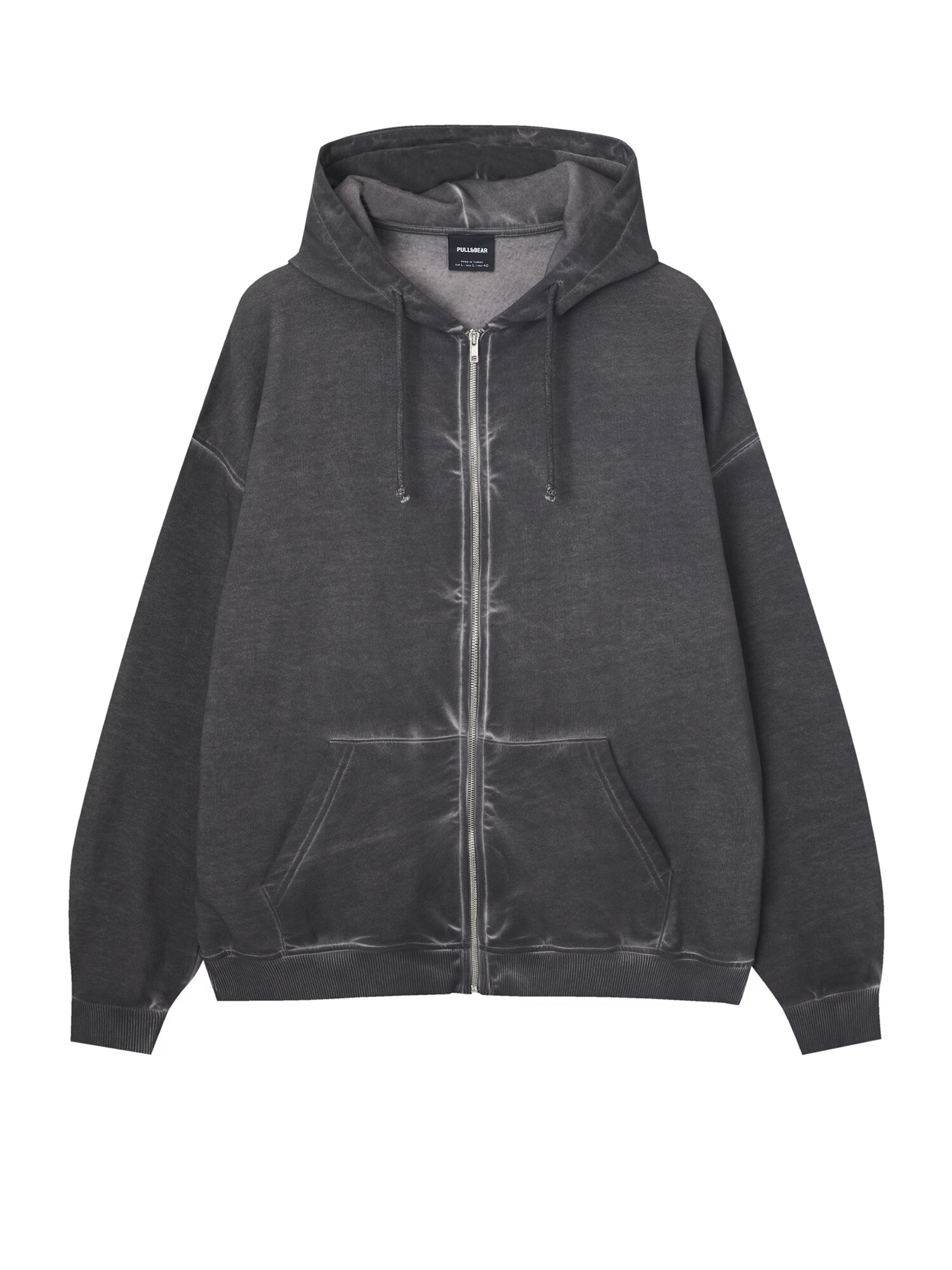 Pull&Bear Hanorac gri grafit - Pled.ro