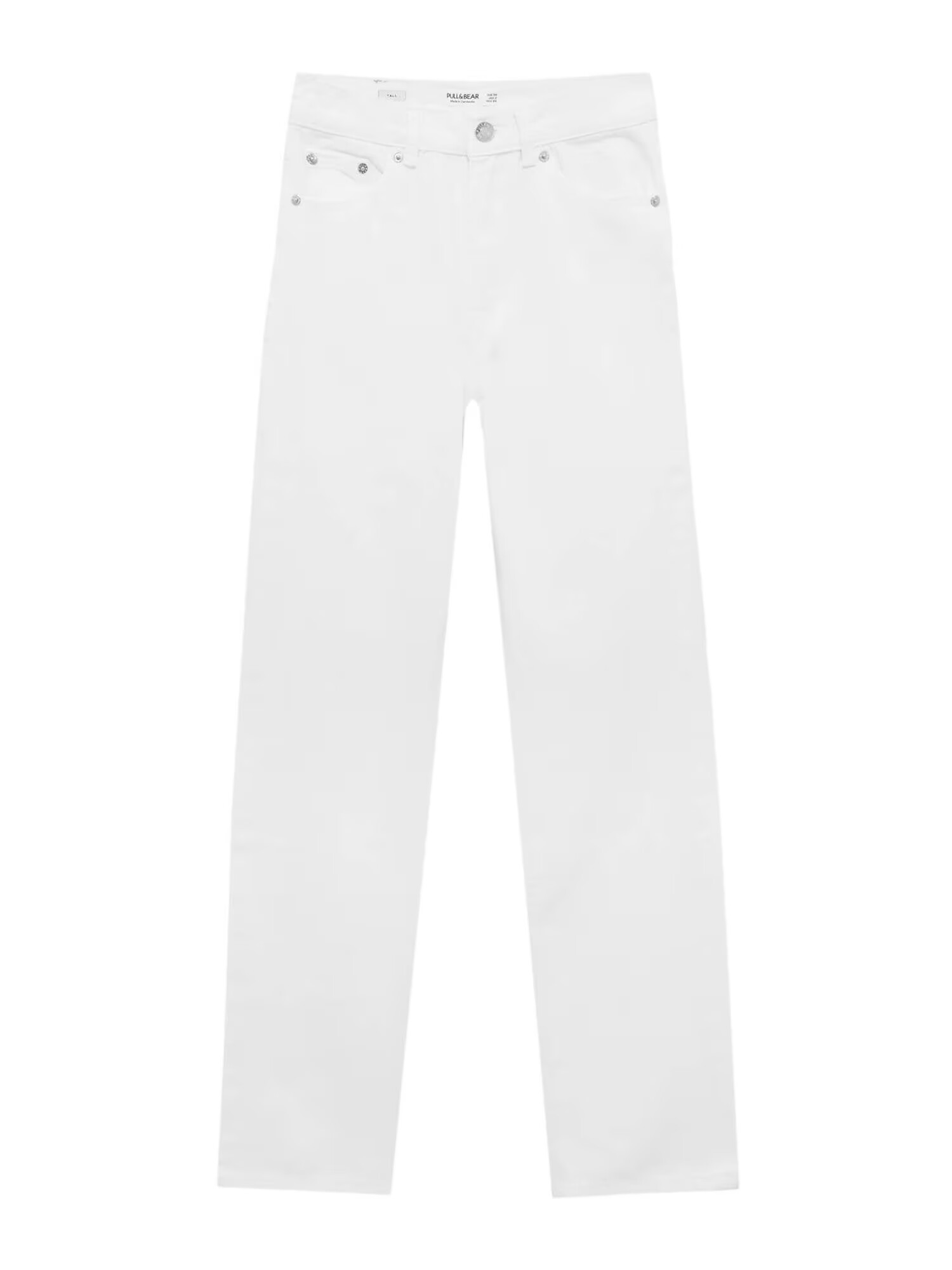 Pull&Bear Jeans alb - Pled.ro