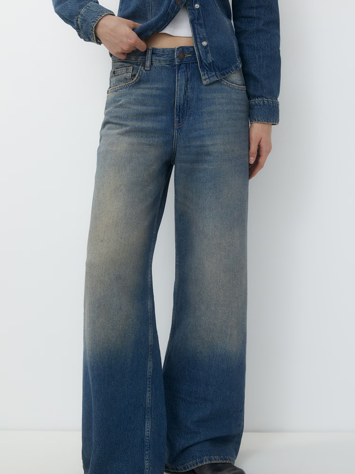 Pull&Bear Jeans albastru - Pled.ro