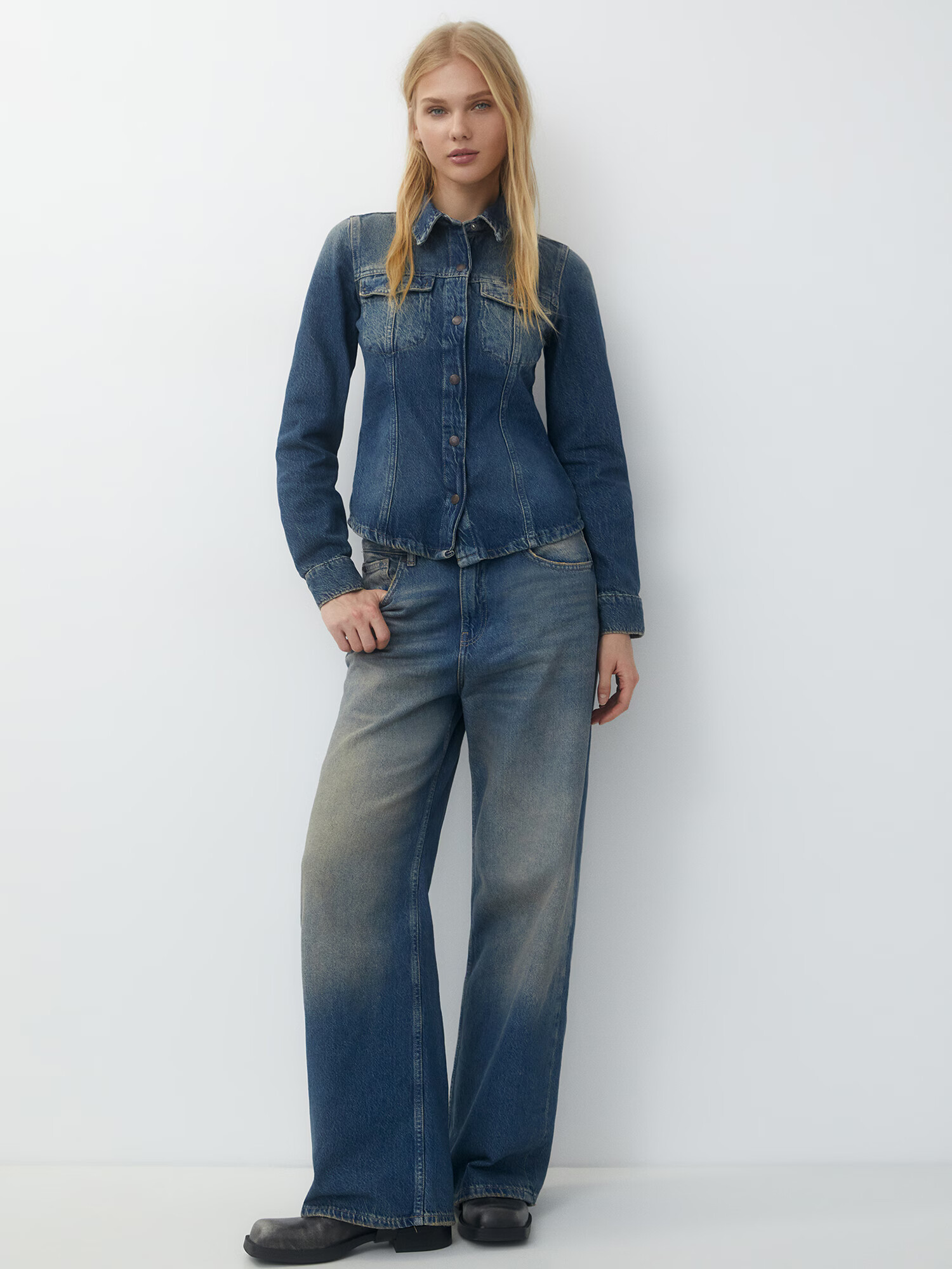 Pull&Bear Jeans albastru - Pled.ro