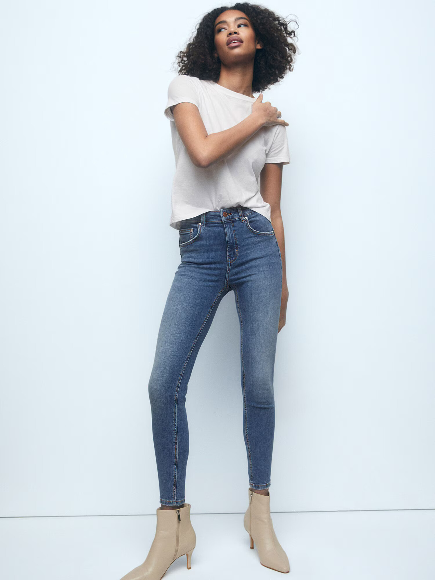 Pull&Bear Jeans albastru denim - Pled.ro