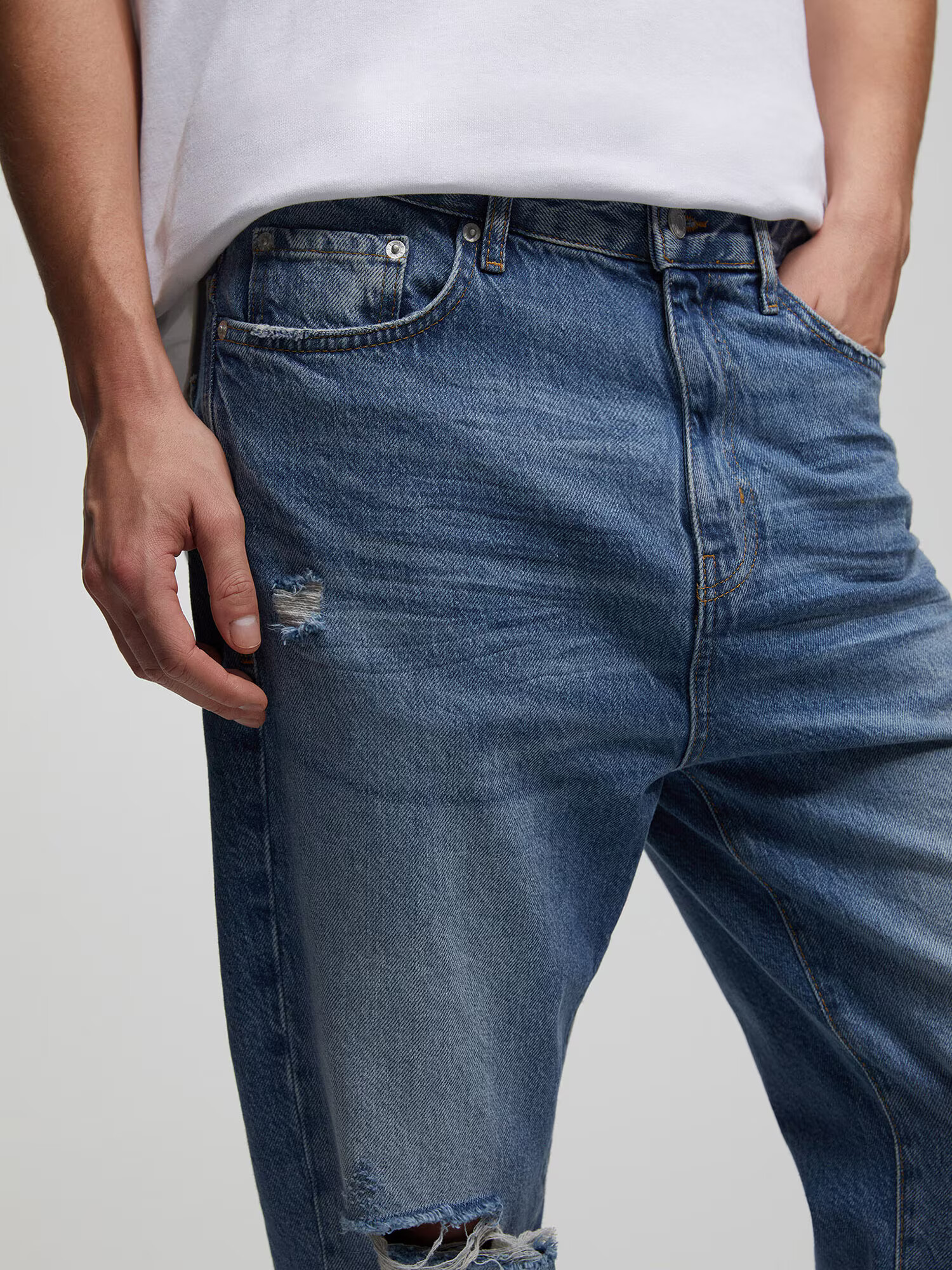 Pull&Bear Jeans albastru denim - Pled.ro