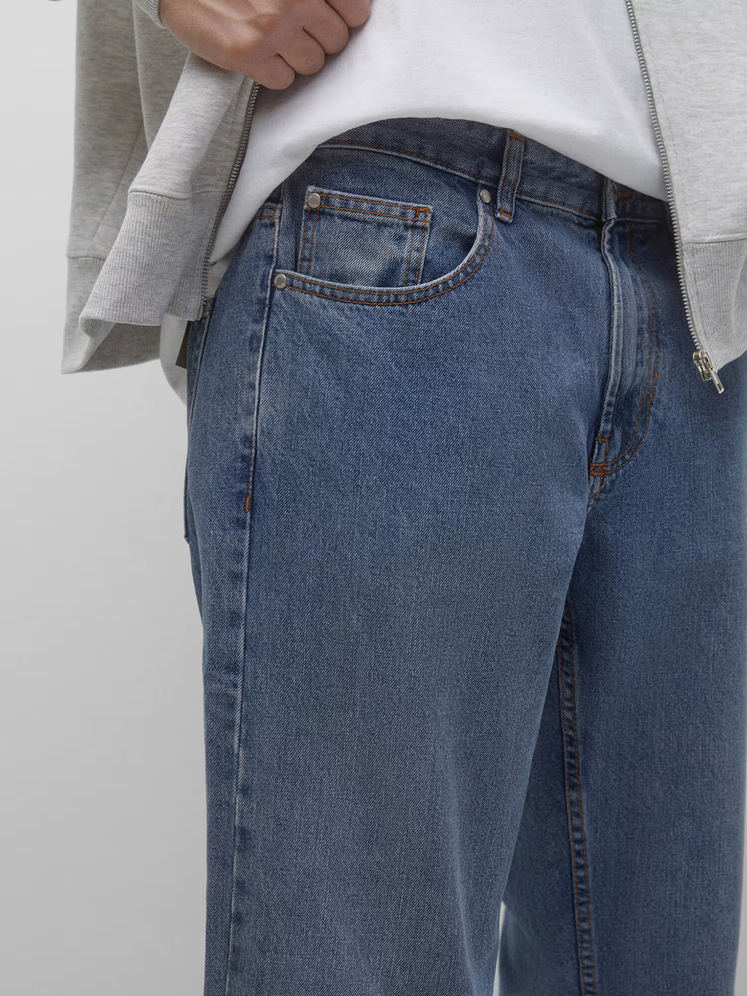 Pull&Bear Jeans albastru denim - Pled.ro