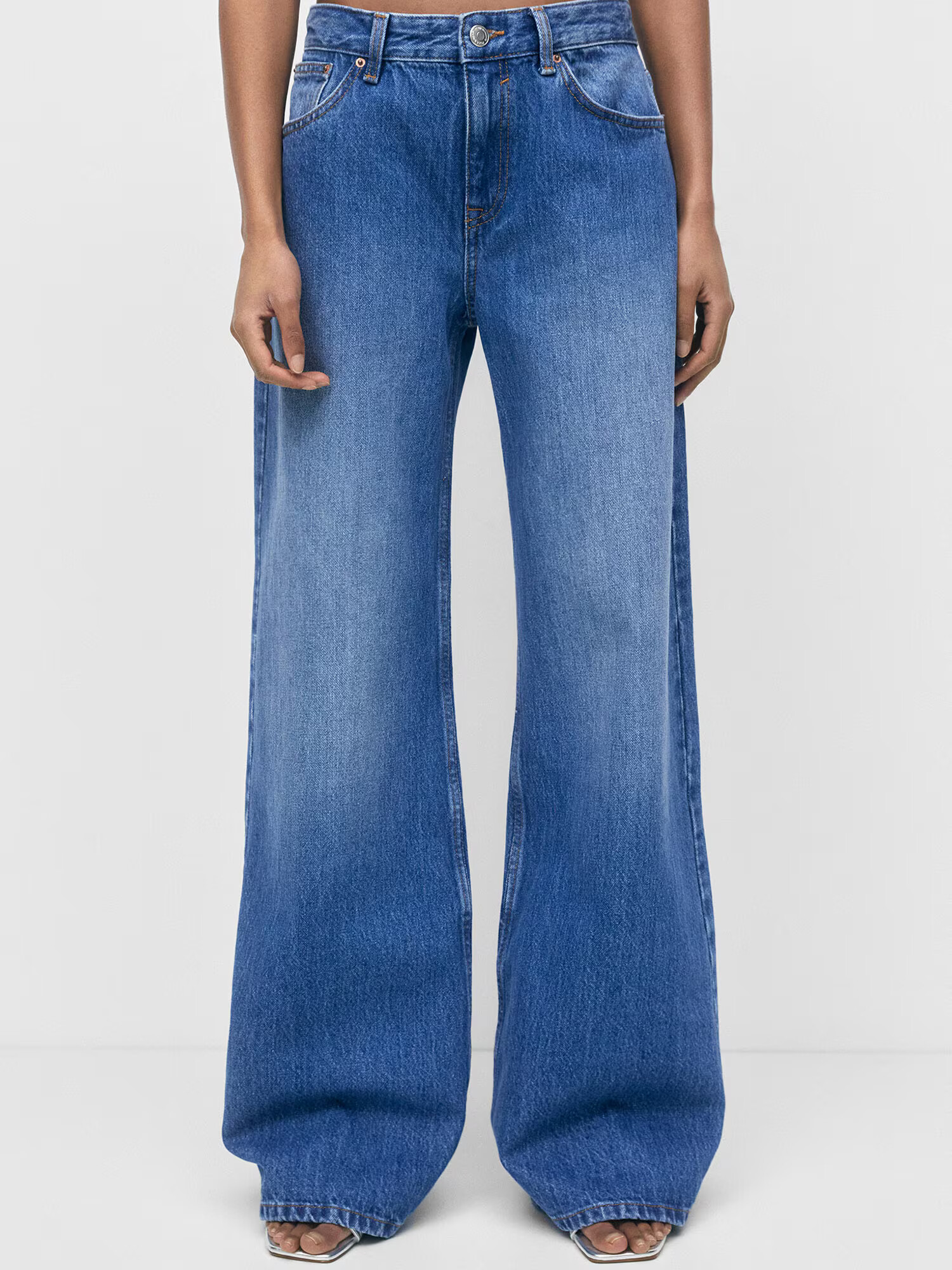 Pull&Bear Jeans albastru denim - Pled.ro