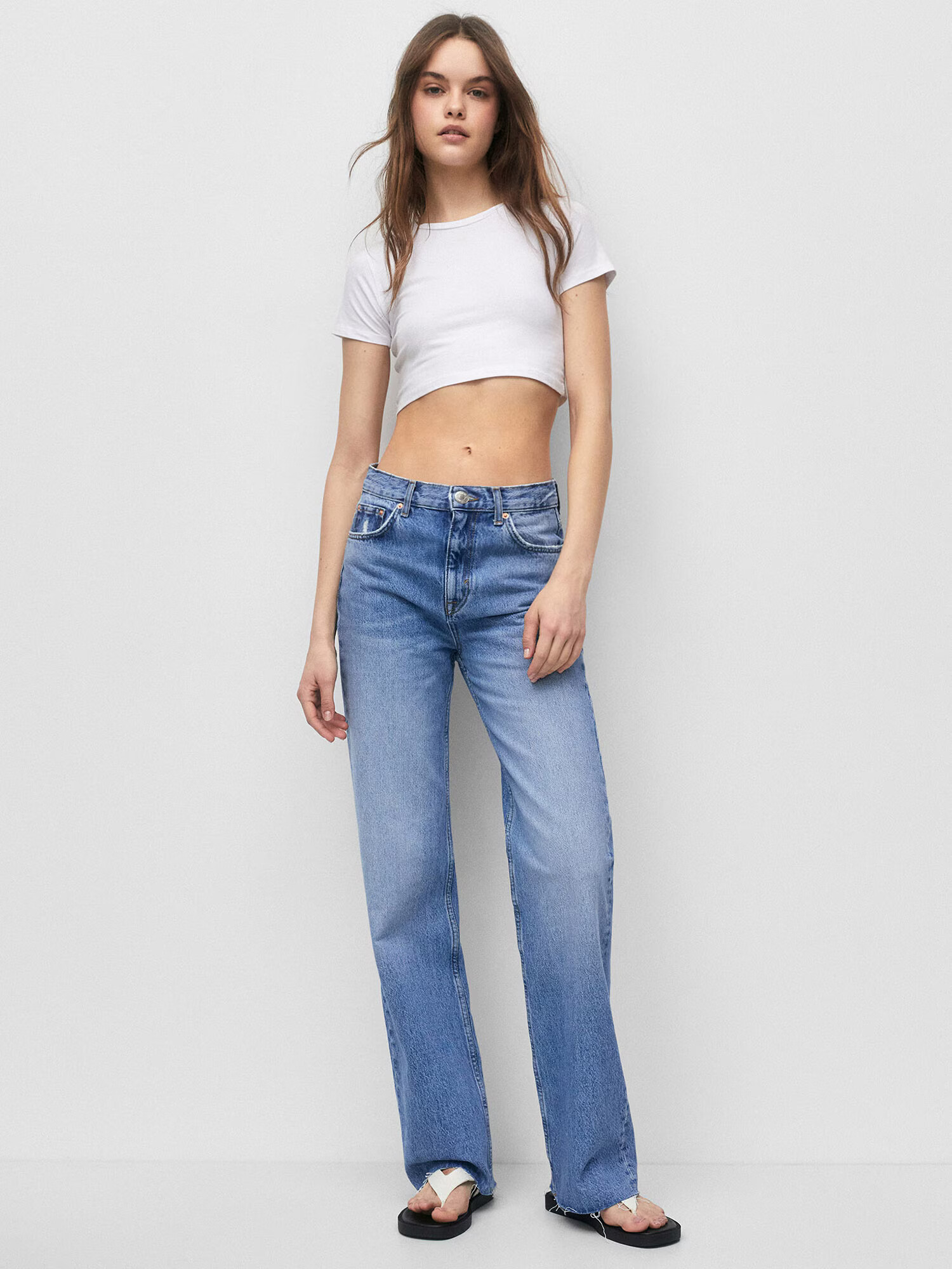 Pull&Bear Jeans albastru denim - Pled.ro