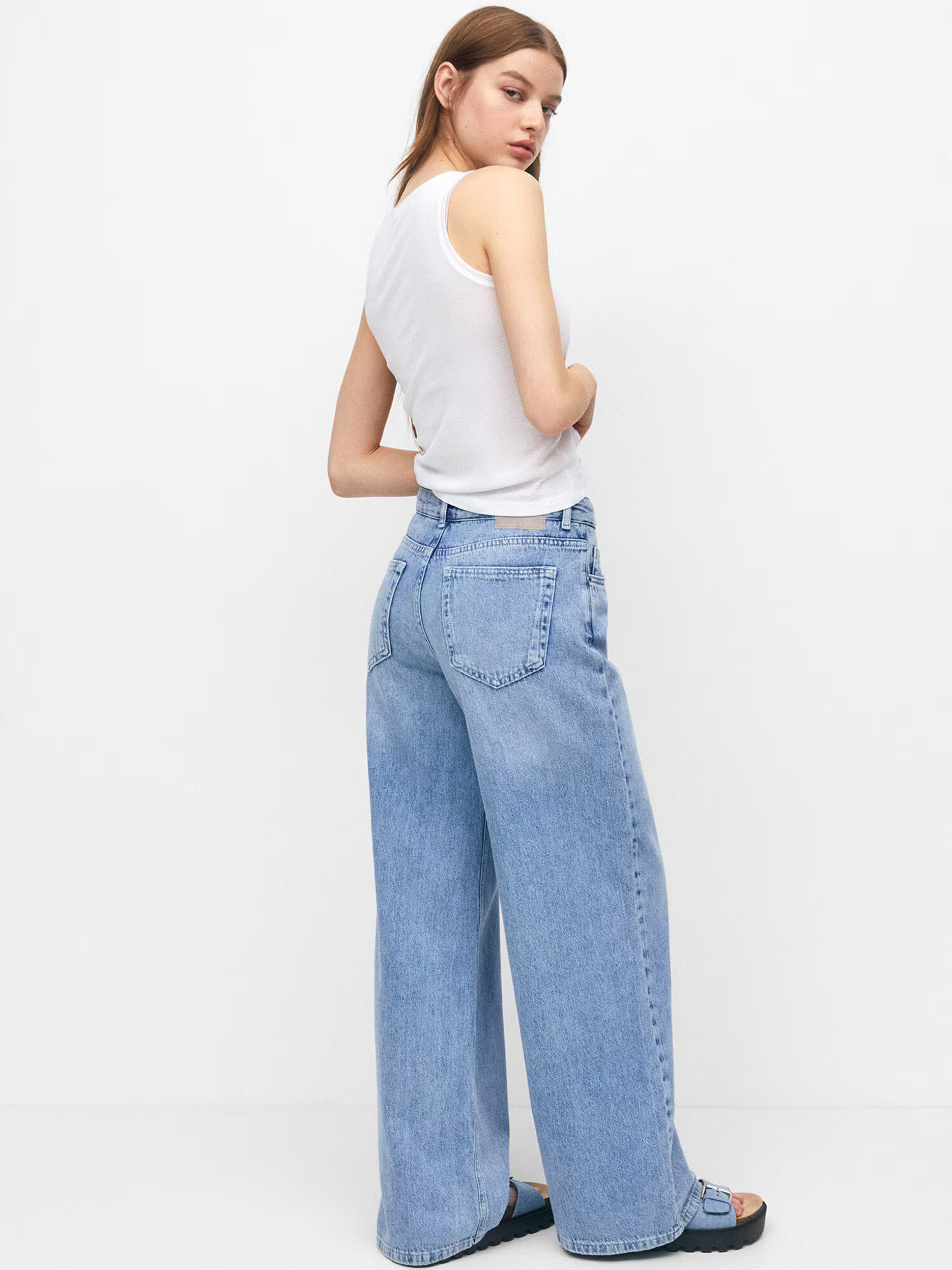 Pull&Bear Jeans albastru denim - Pled.ro