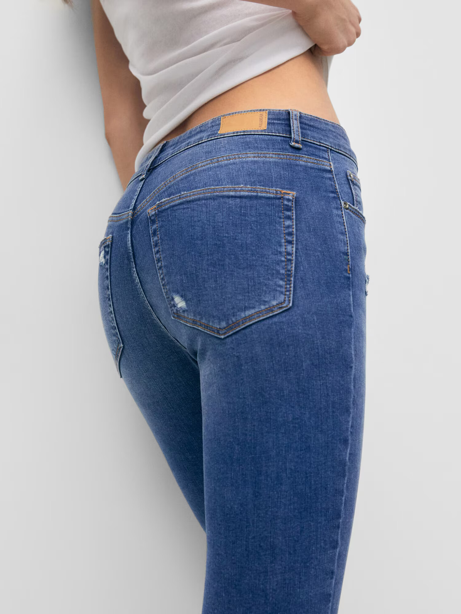 Pull&Bear Jeans albastru denim - Pled.ro