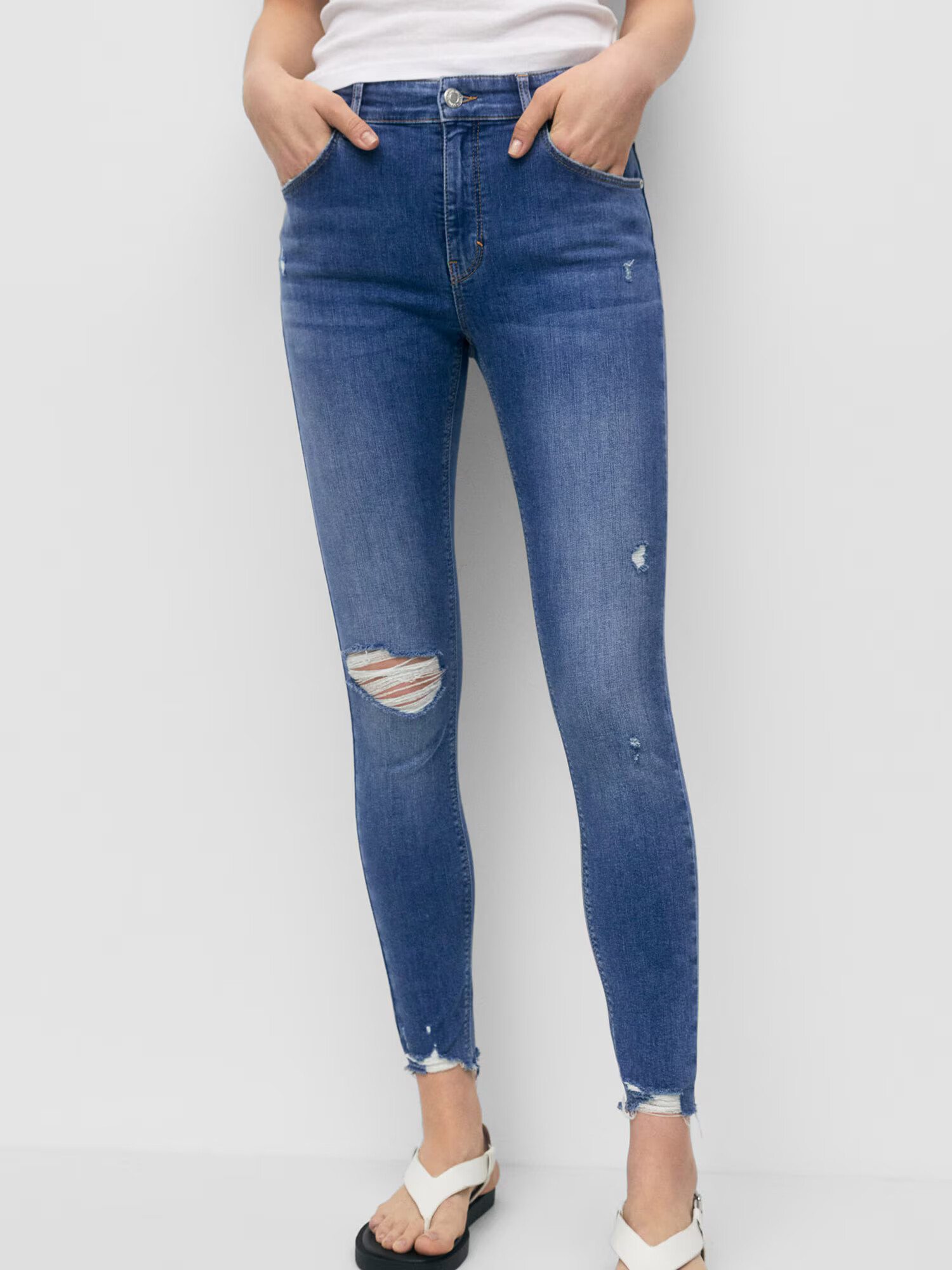 Pull&Bear Jeans albastru denim - Pled.ro