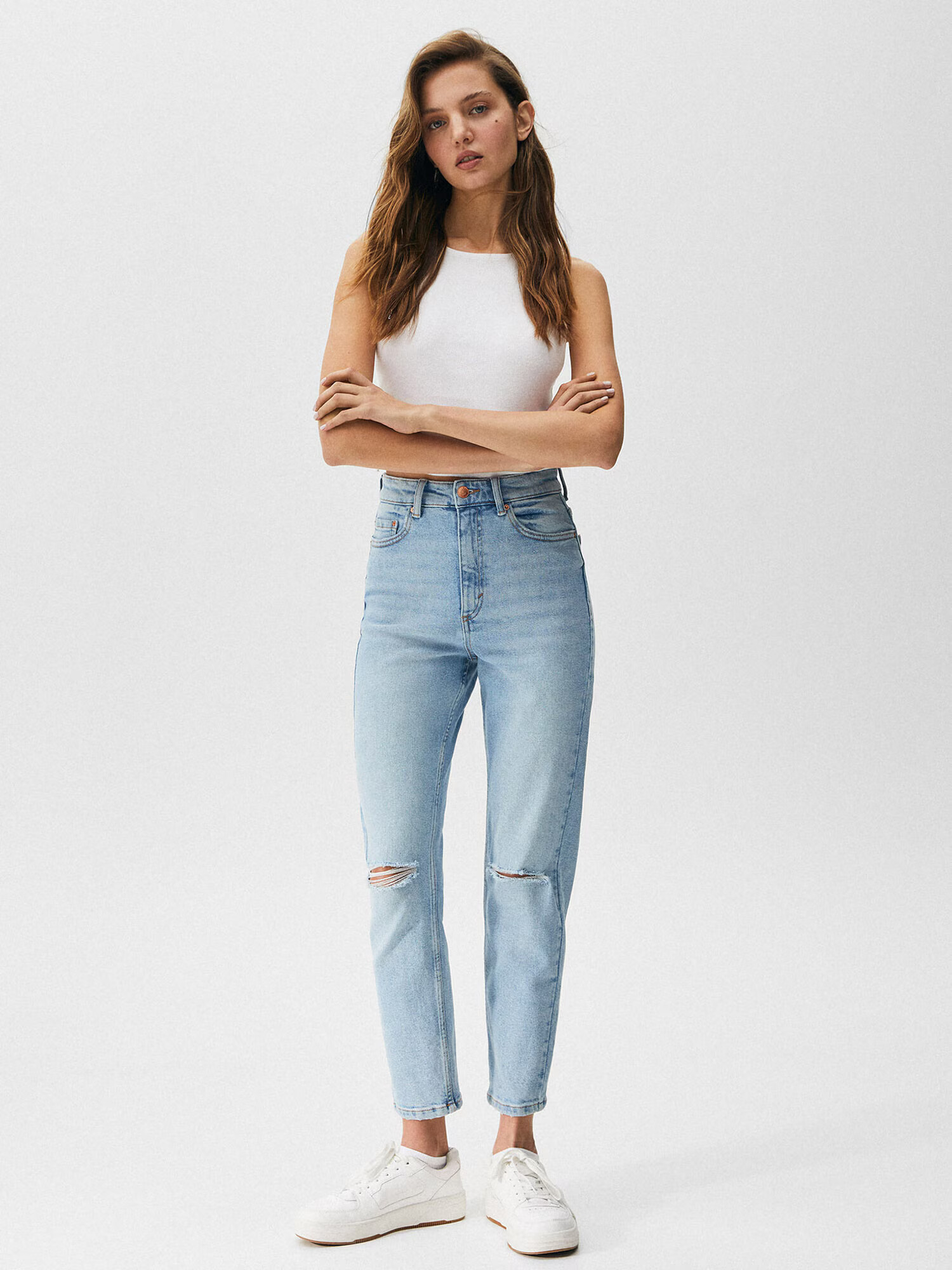 Pull&Bear Jeans albastru denim - Pled.ro