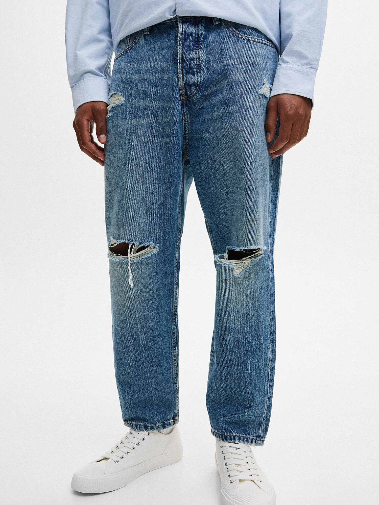 Pull&Bear Jeans albastru denim - Pled.ro