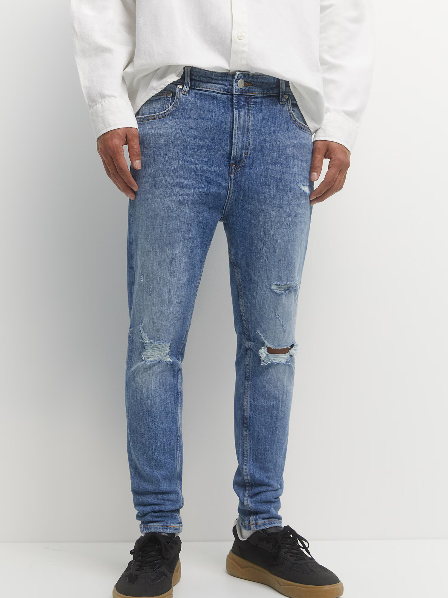 Pull&Bear Jeans albastru denim - Pled.ro