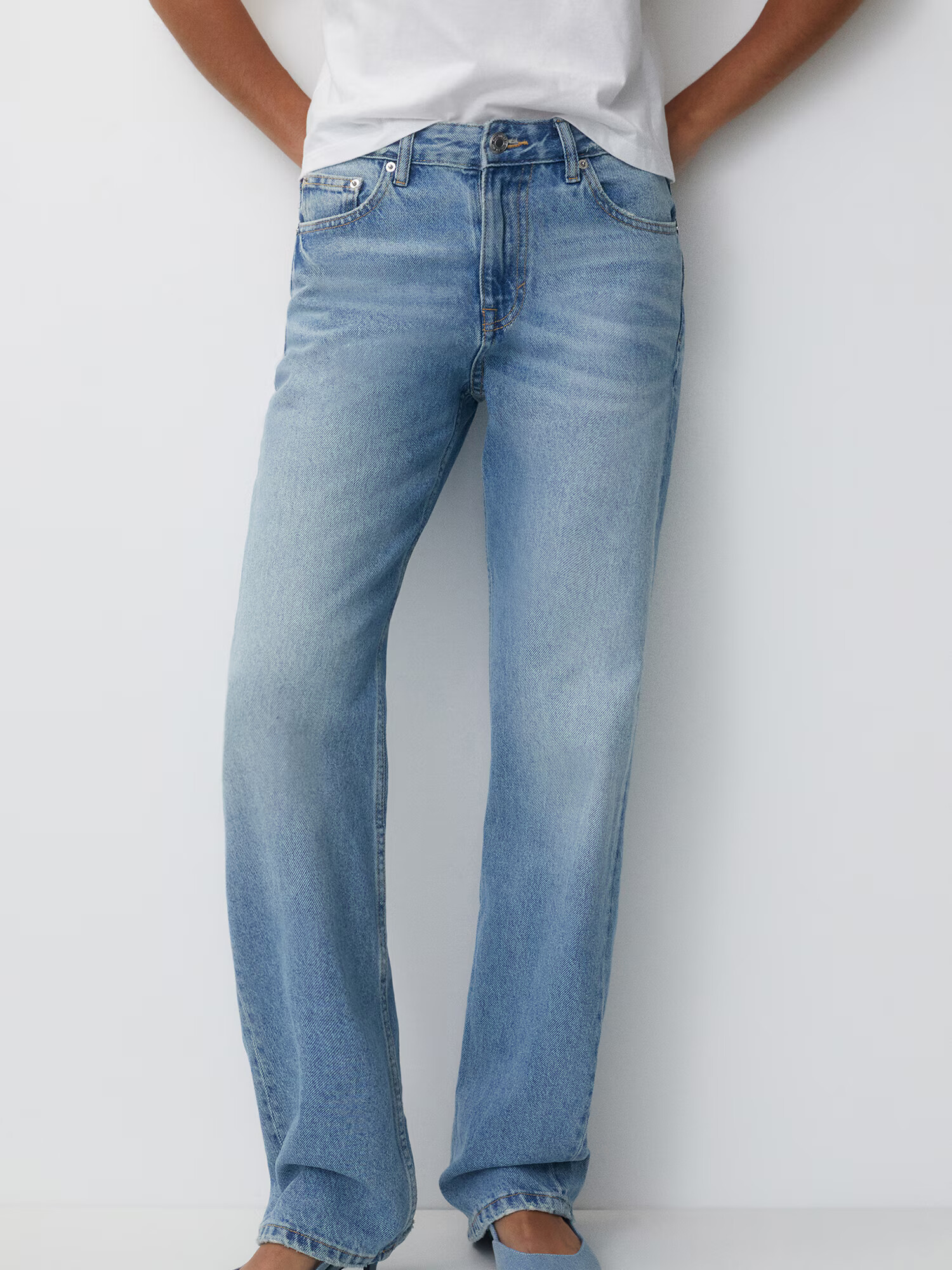 Pull&Bear Jeans albastru denim - Pled.ro