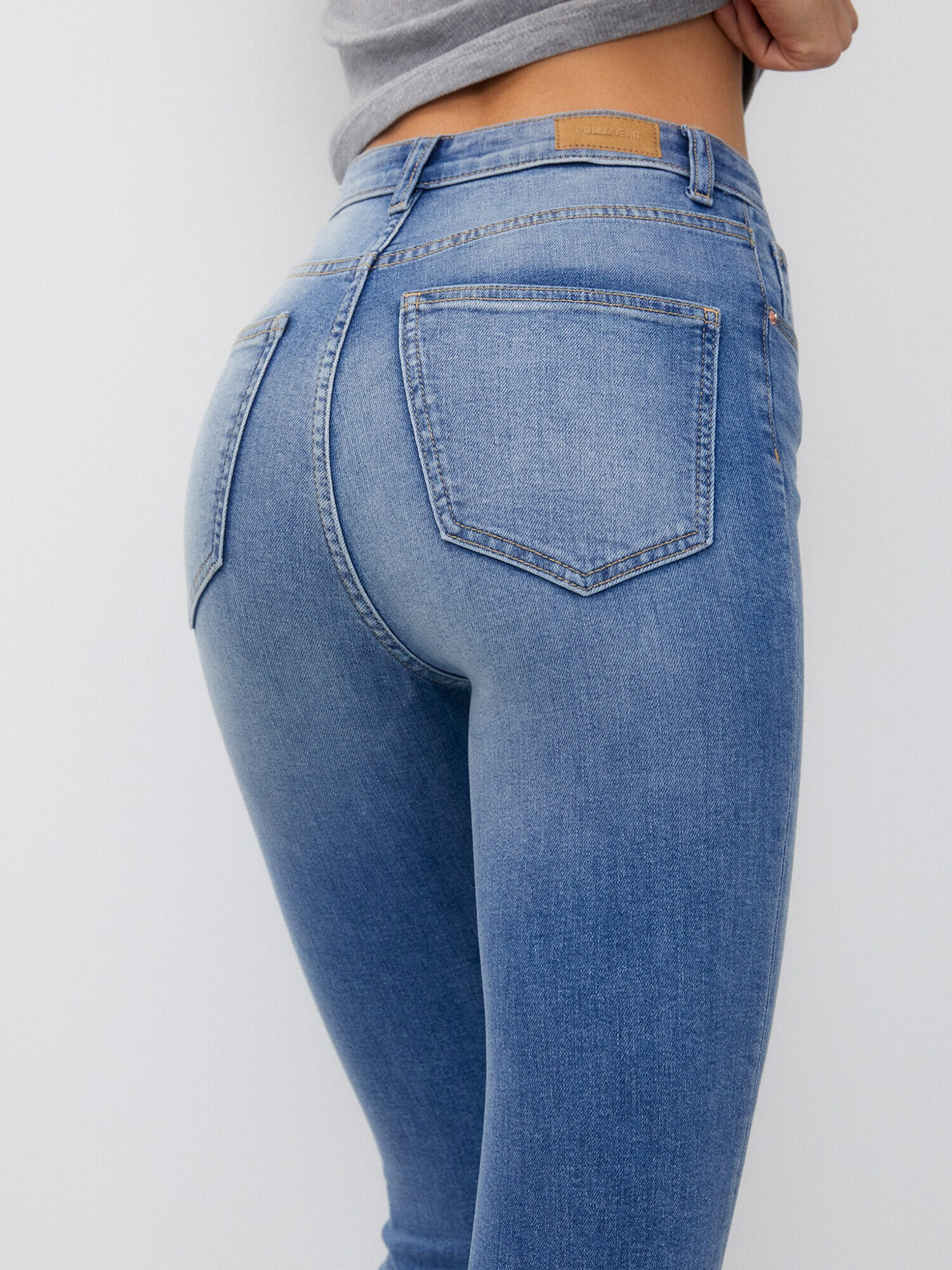 Pull&Bear Jeans albastru denim - Pled.ro