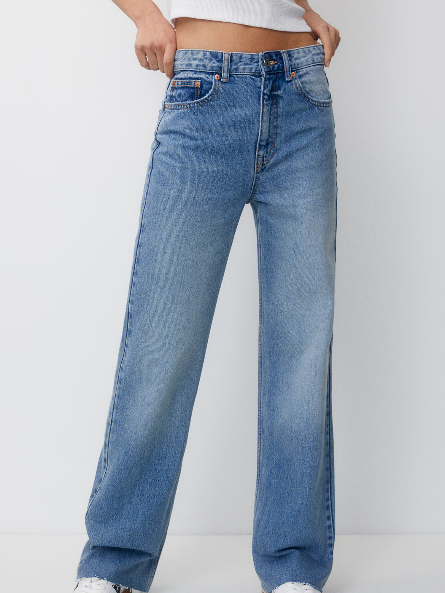 Pull&Bear Jeans albastru denim - Pled.ro