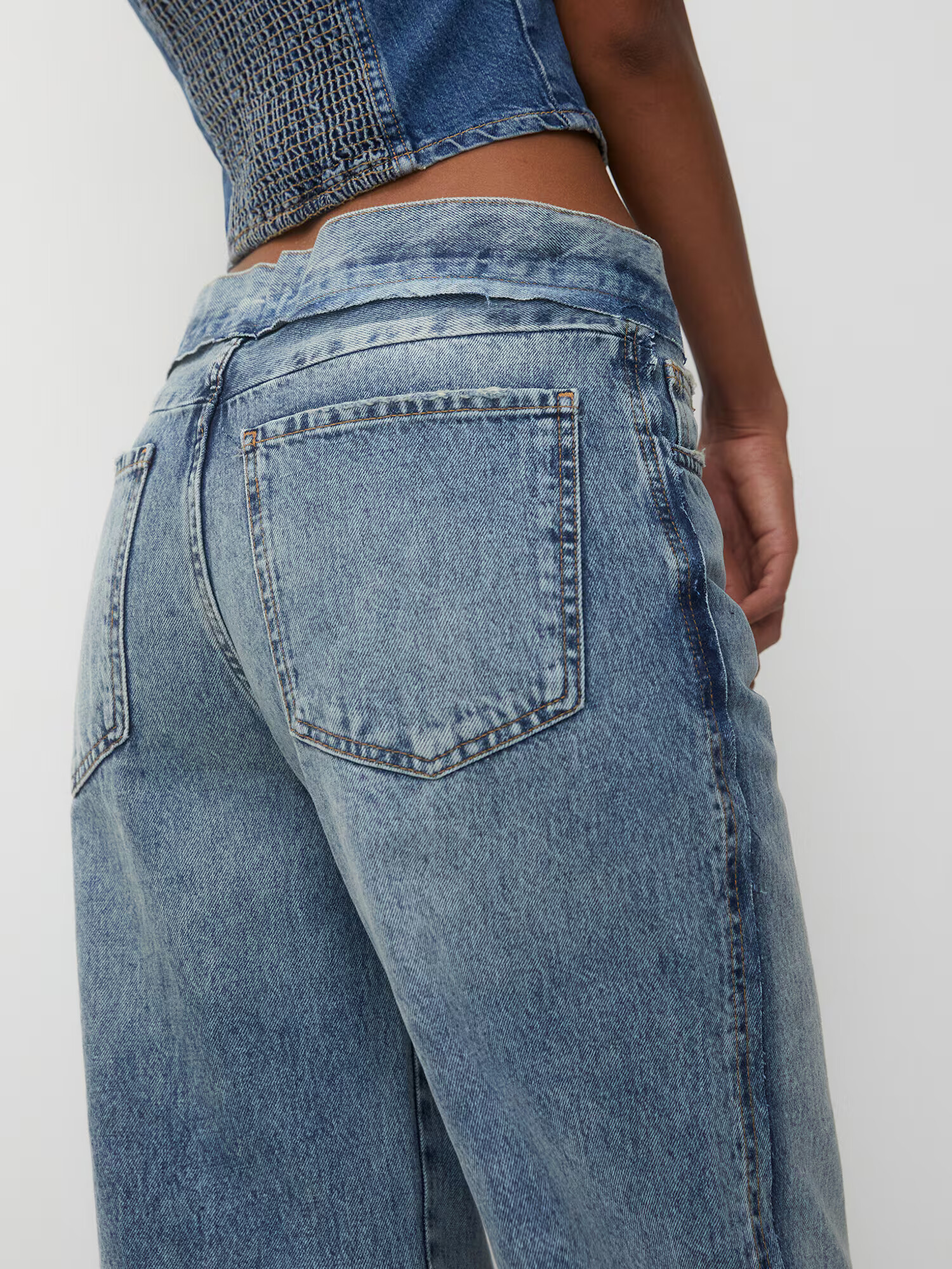 Pull&Bear Jeans albastru denim - Pled.ro