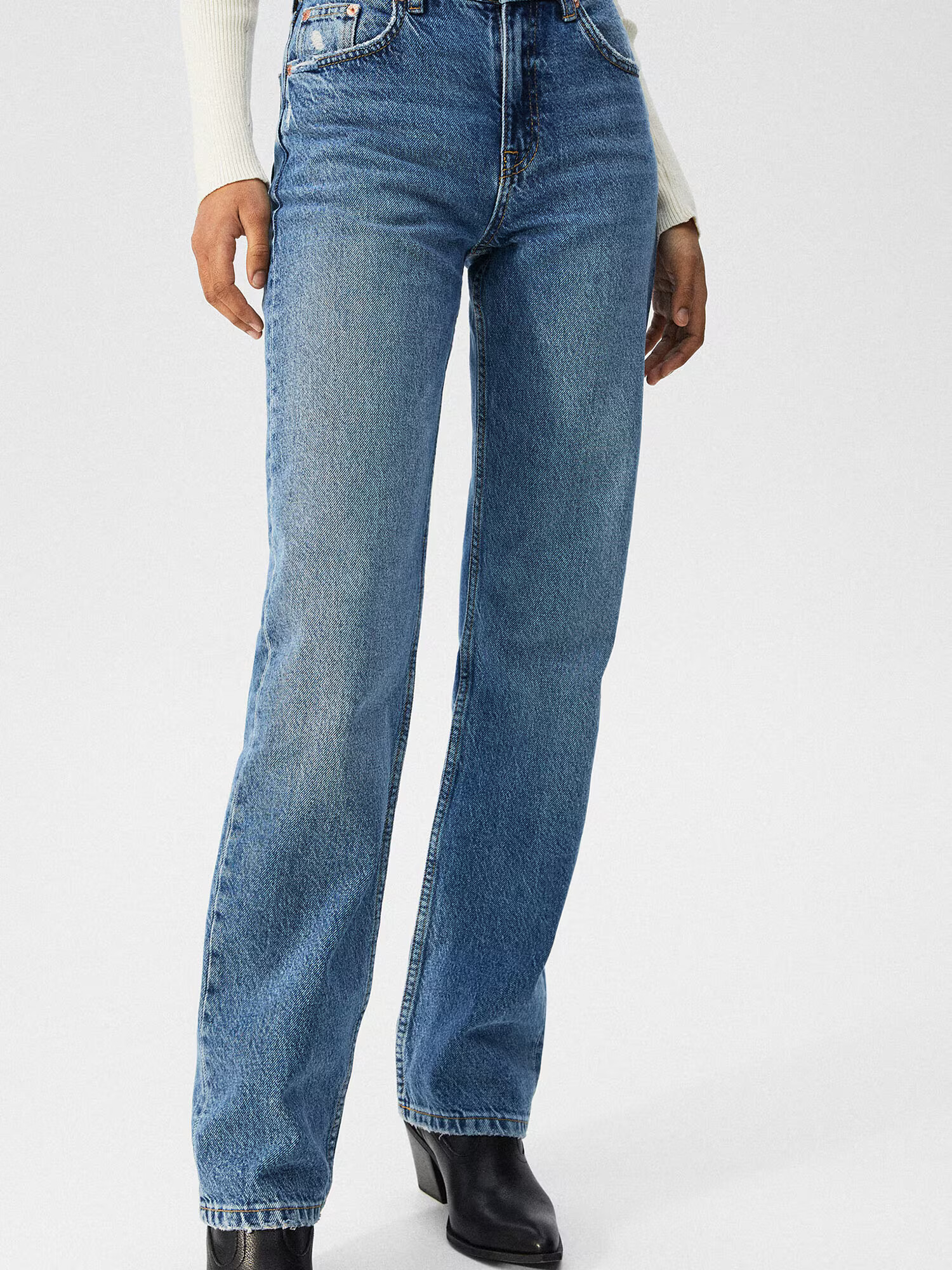 Pull&Bear Jeans albastru denim - Pled.ro