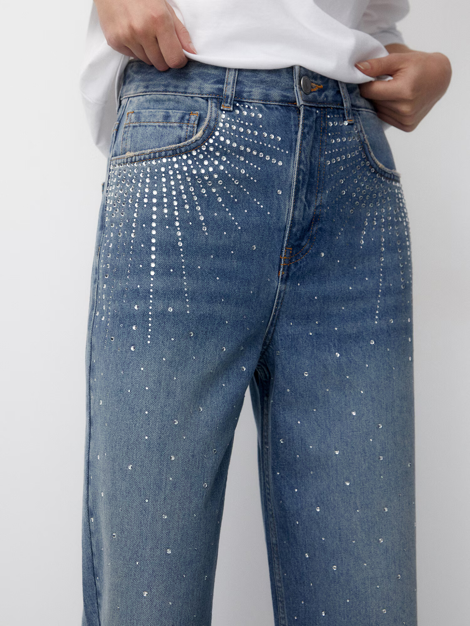 Pull&Bear Jeans albastru denim - Pled.ro