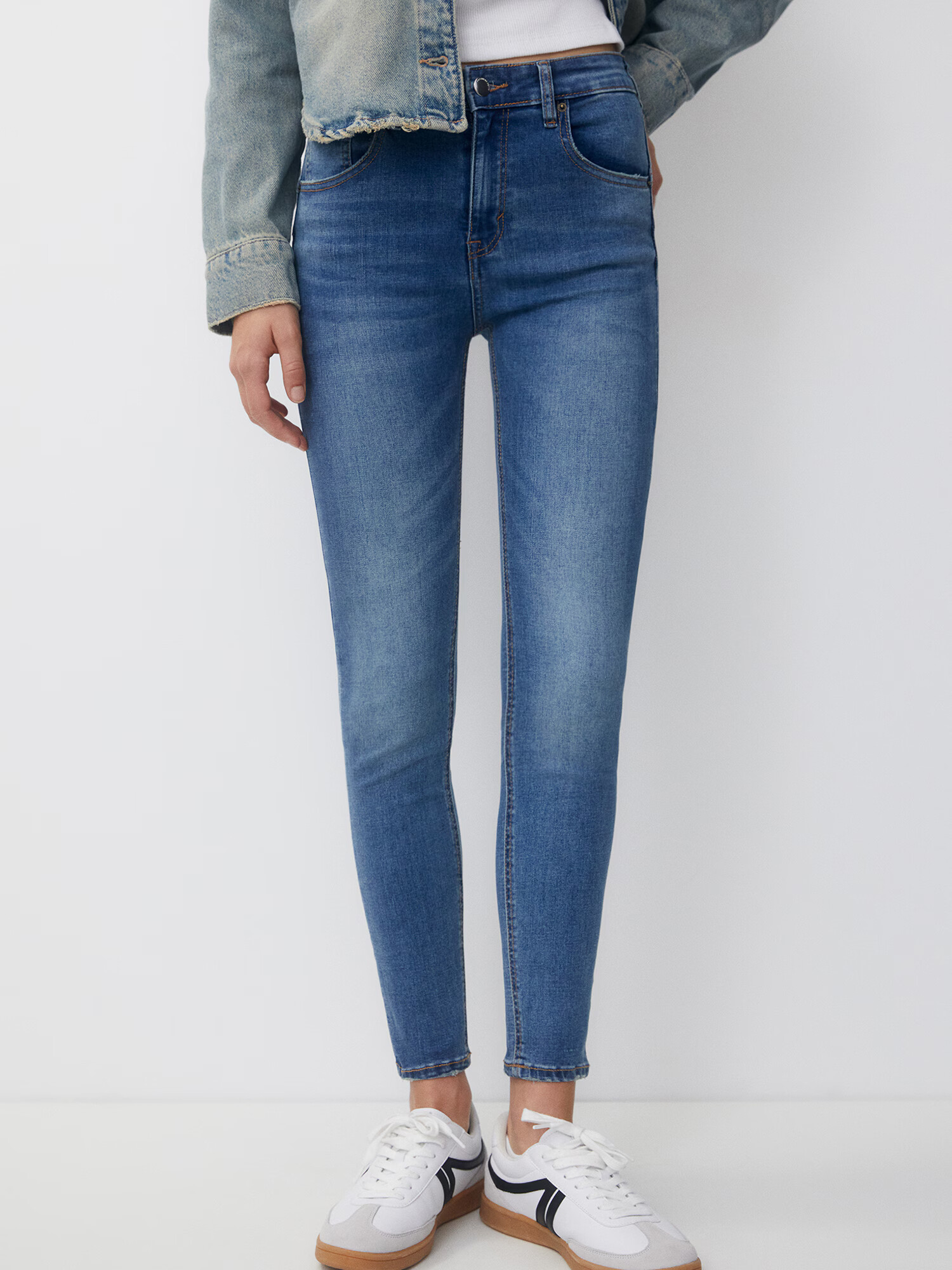 Pull&Bear Jeans albastru denim - Pled.ro