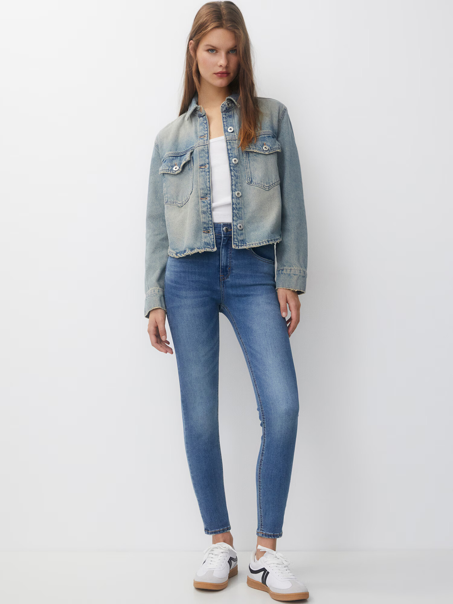 Pull&Bear Jeans albastru denim - Pled.ro