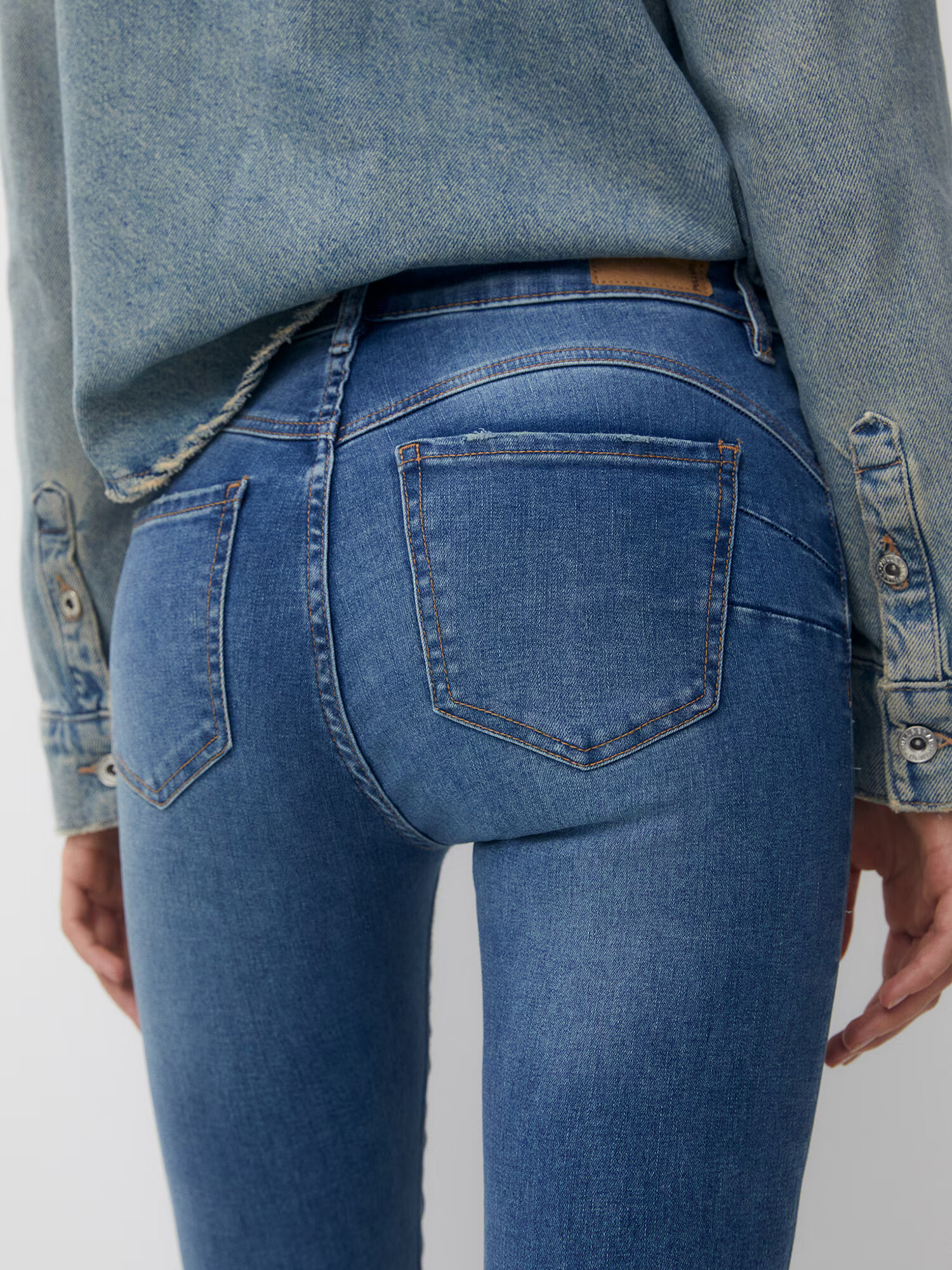 Pull&Bear Jeans albastru denim - Pled.ro