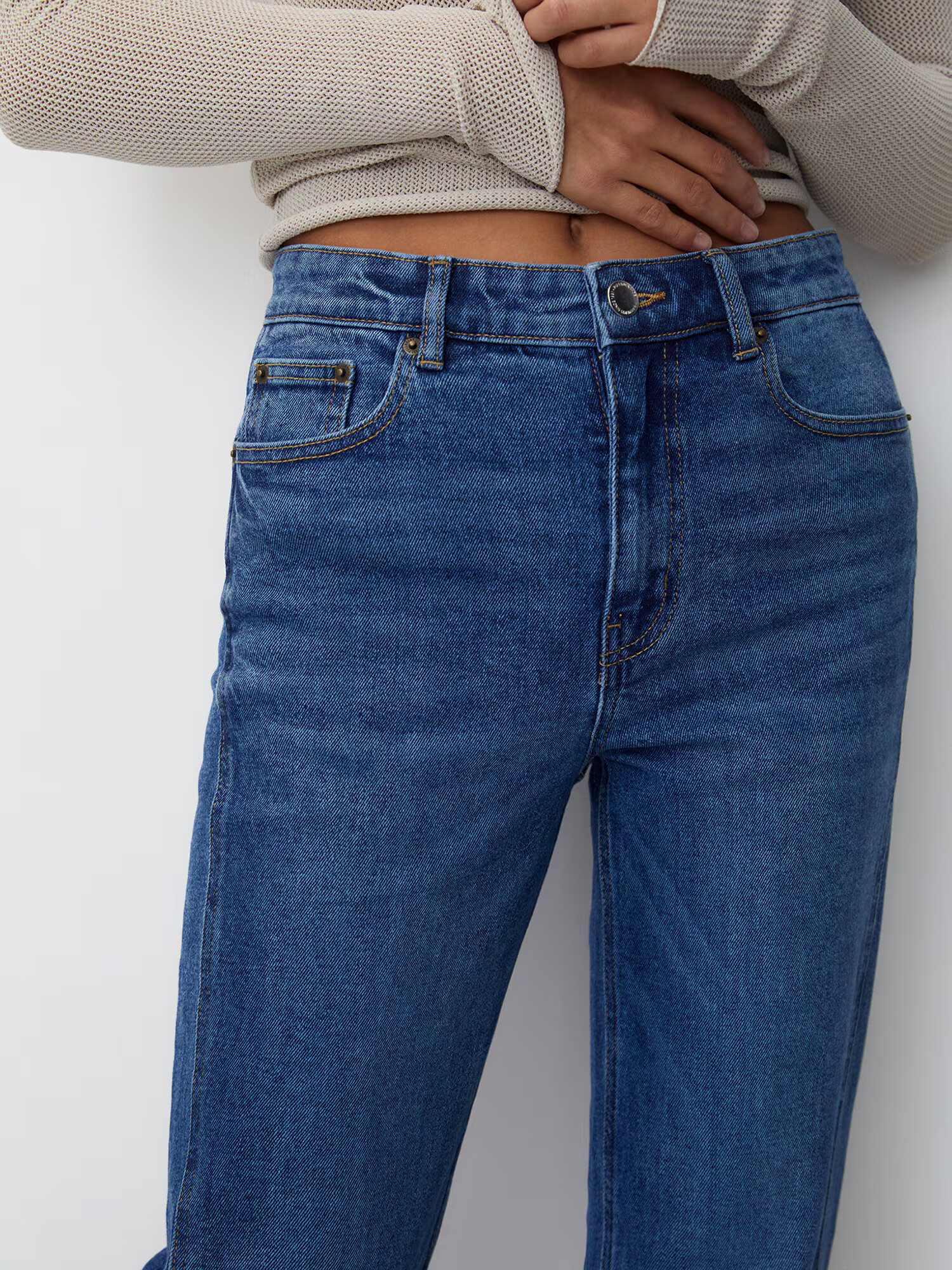 Pull&Bear Jeans albastru denim - Pled.ro