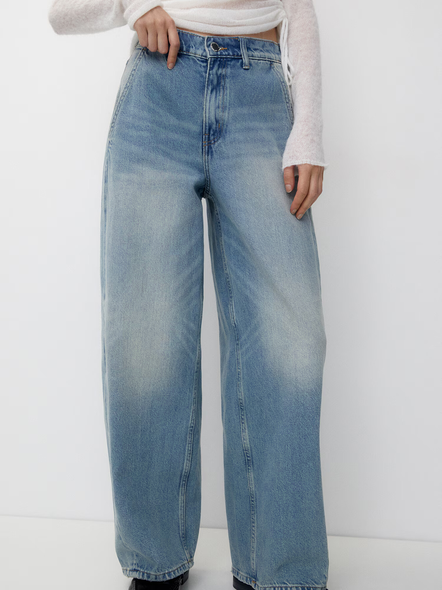 Pull&Bear Jeans albastru denim - Pled.ro