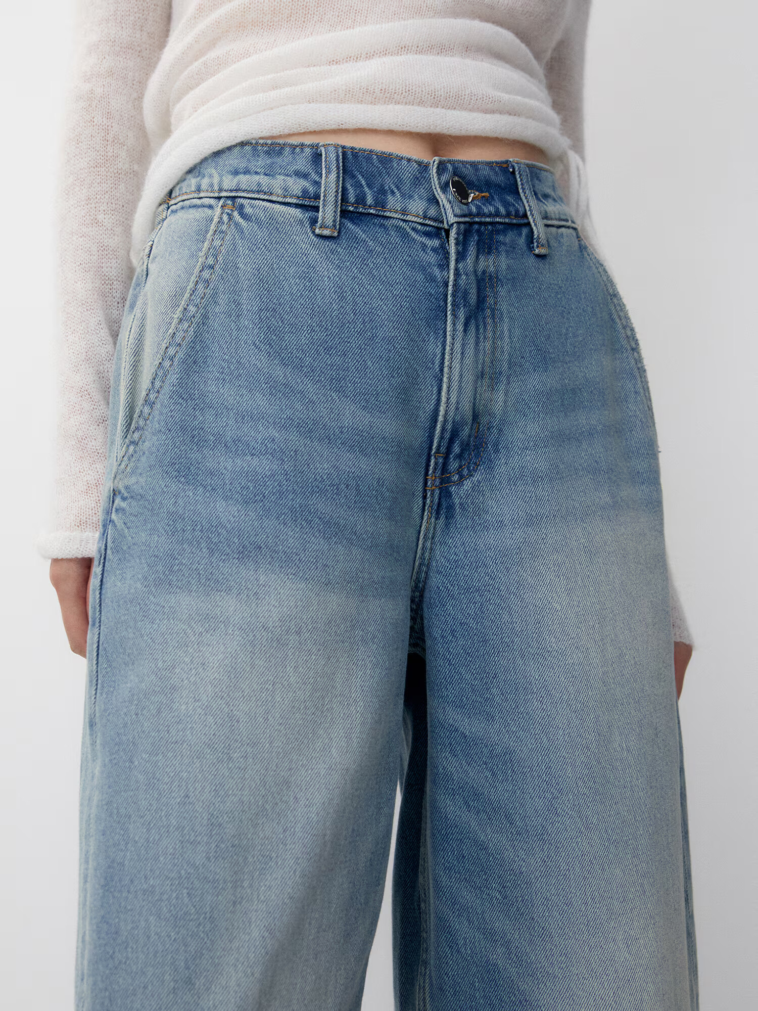 Pull&Bear Jeans albastru denim - Pled.ro