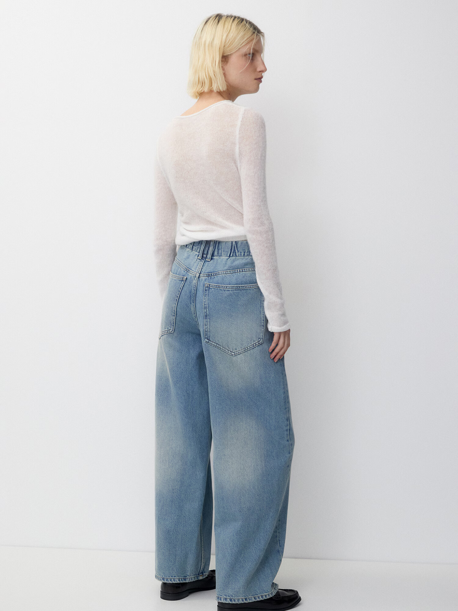 Pull&Bear Jeans albastru denim - Pled.ro