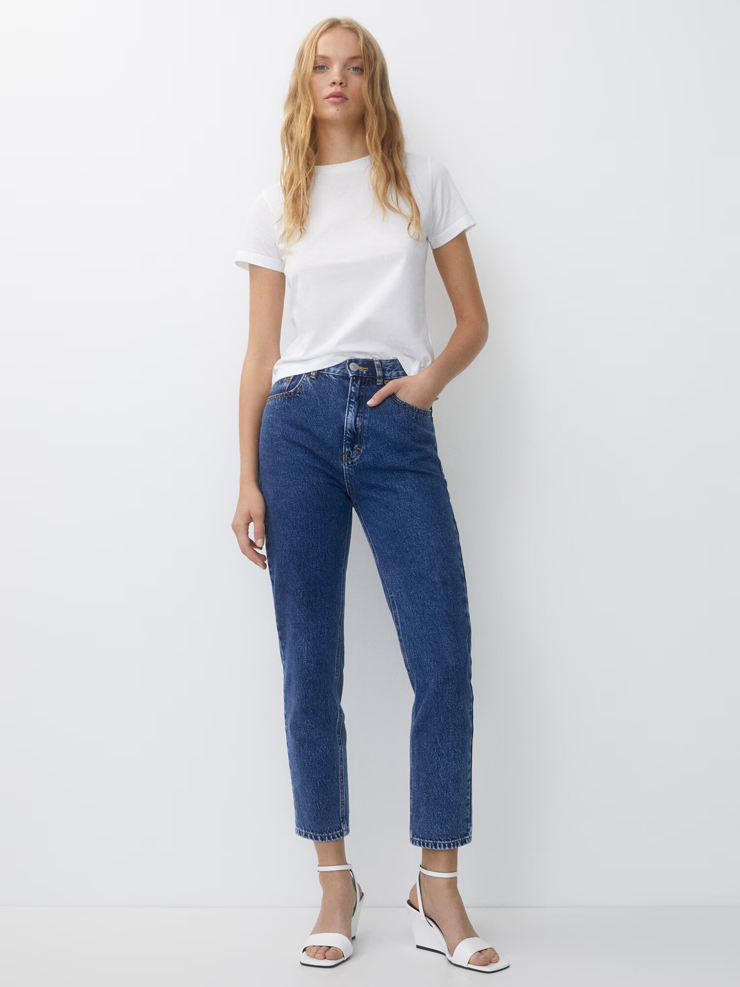 Pull&Bear Jeans albastru denim - Pled.ro