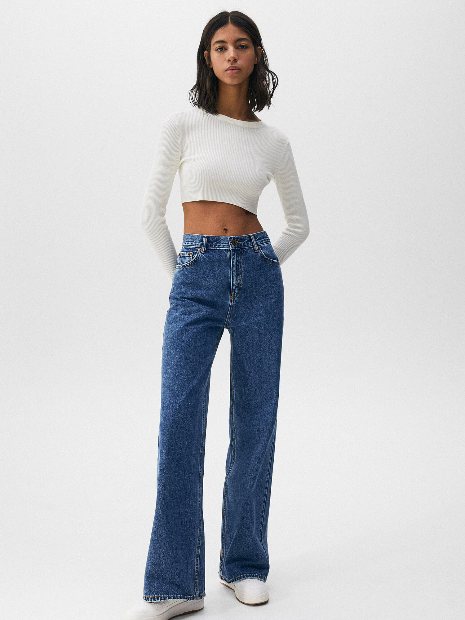 Pull&Bear Jeans albastru denim - Pled.ro