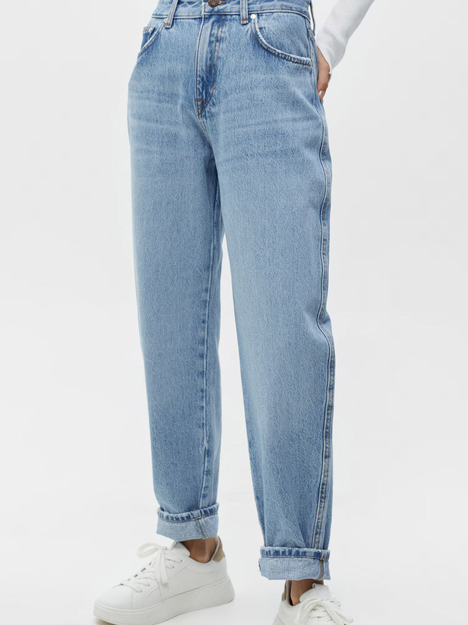 Pull&Bear Jeans albastru denim - Pled.ro