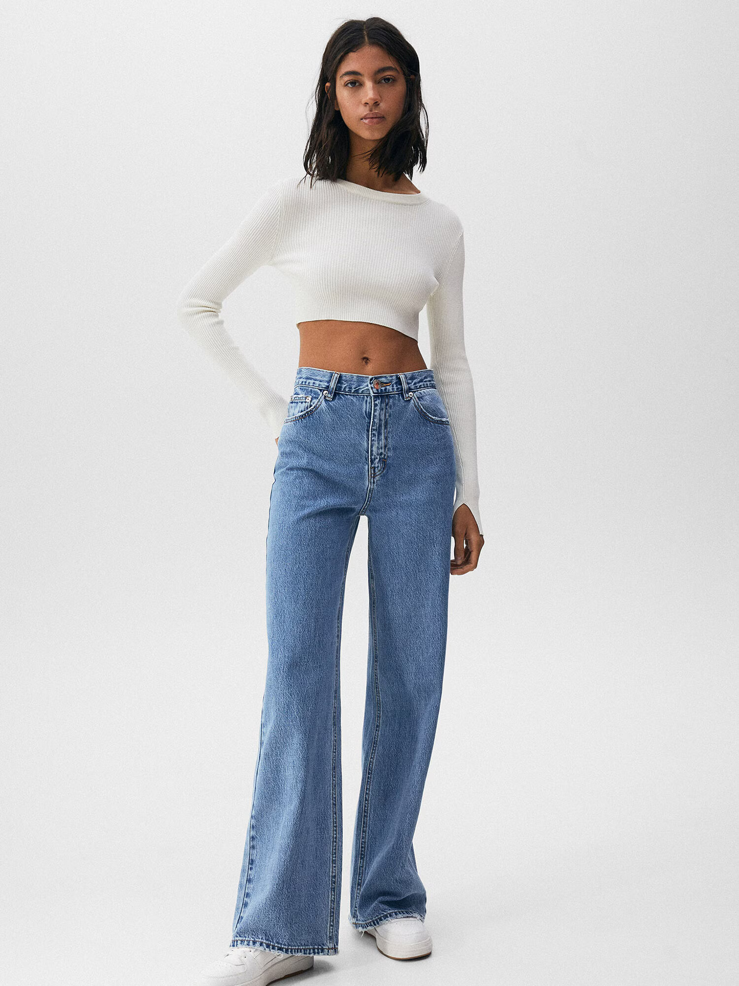 Pull&Bear Jeans albastru denim - Pled.ro