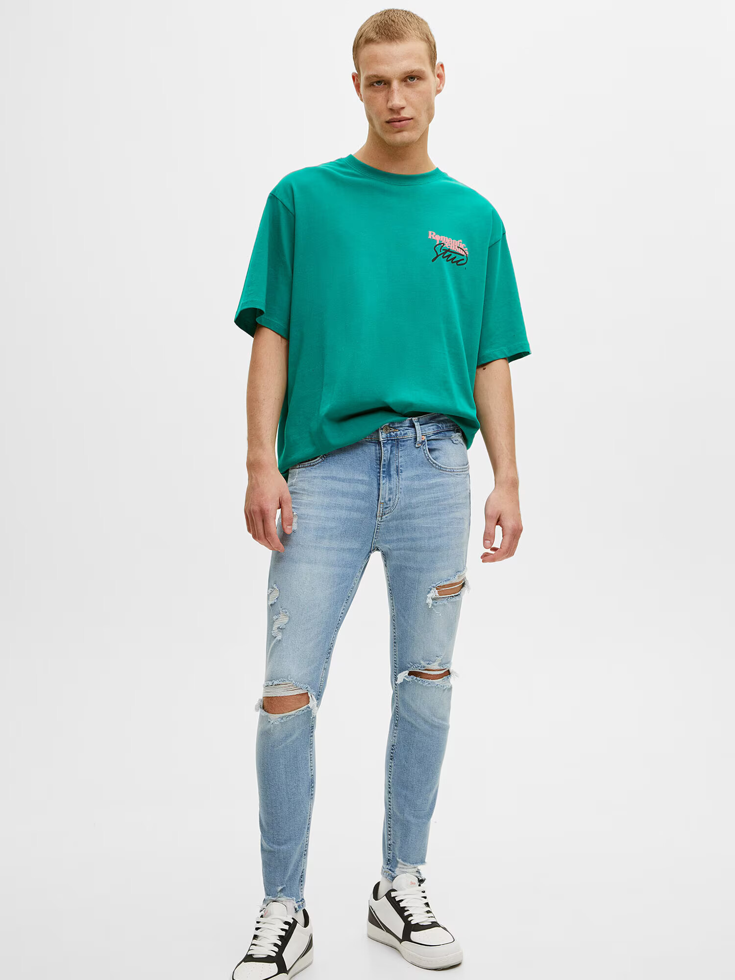 Pull&Bear Jeans albastru denim - Pled.ro