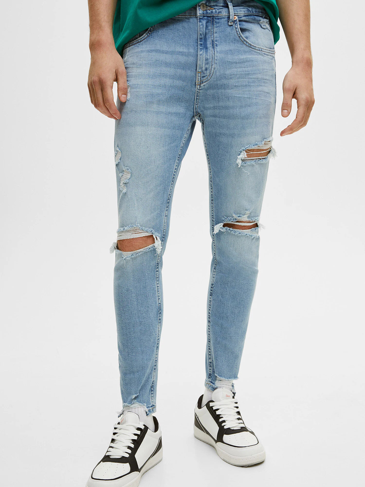 Pull&Bear Jeans albastru denim - Pled.ro