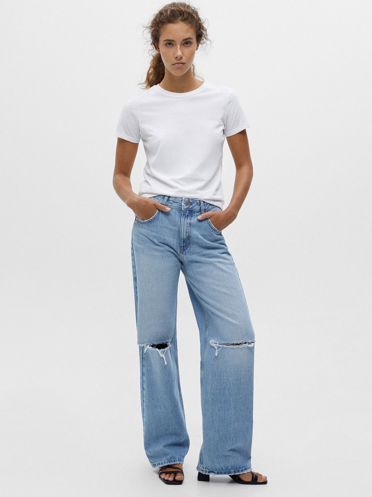 Pull&Bear Jeans albastru denim - Pled.ro