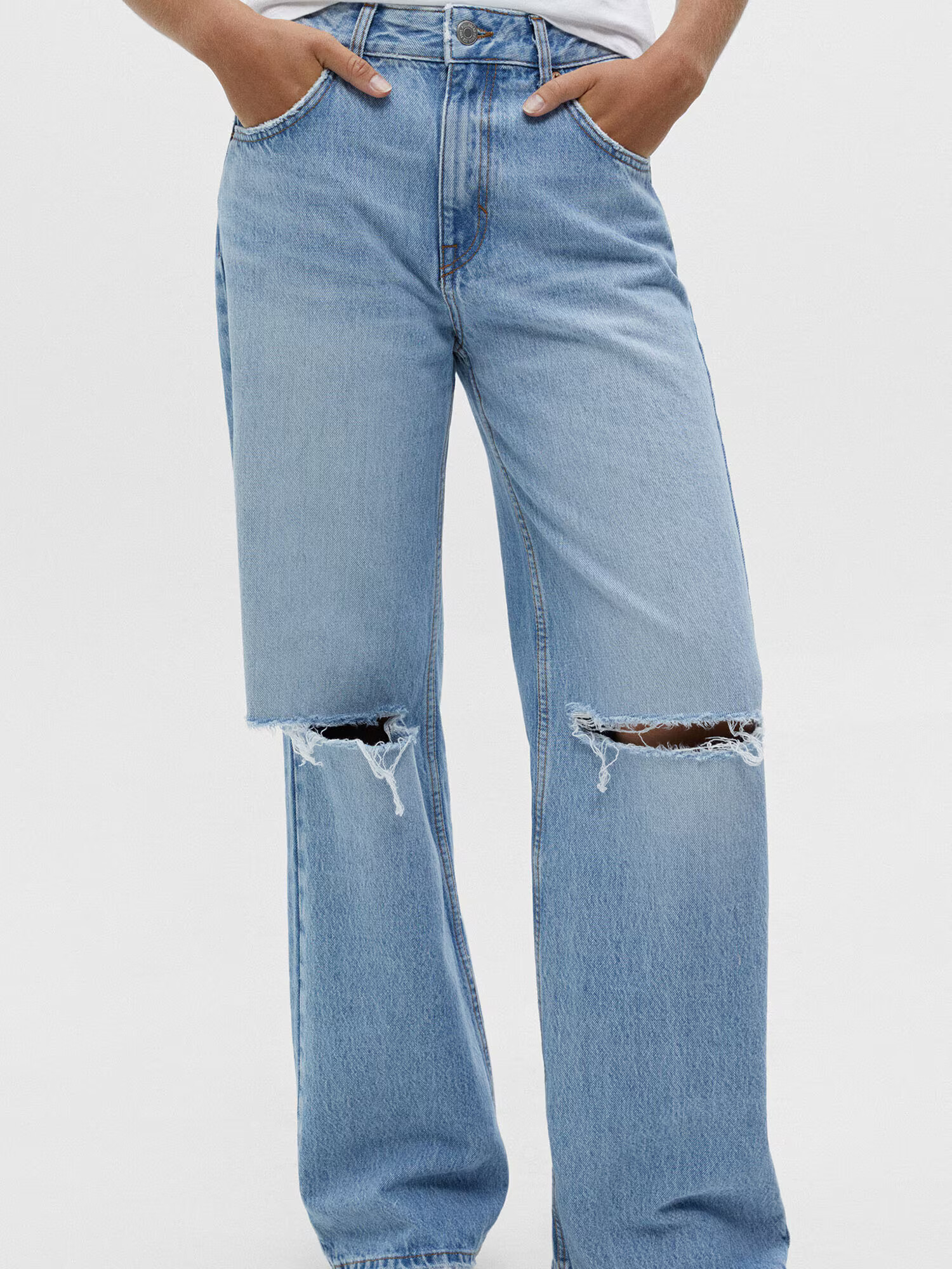 Pull&Bear Jeans albastru denim - Pled.ro