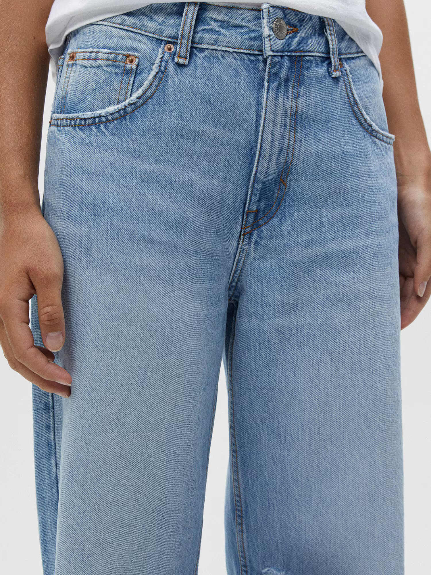 Pull&Bear Jeans albastru denim - Pled.ro