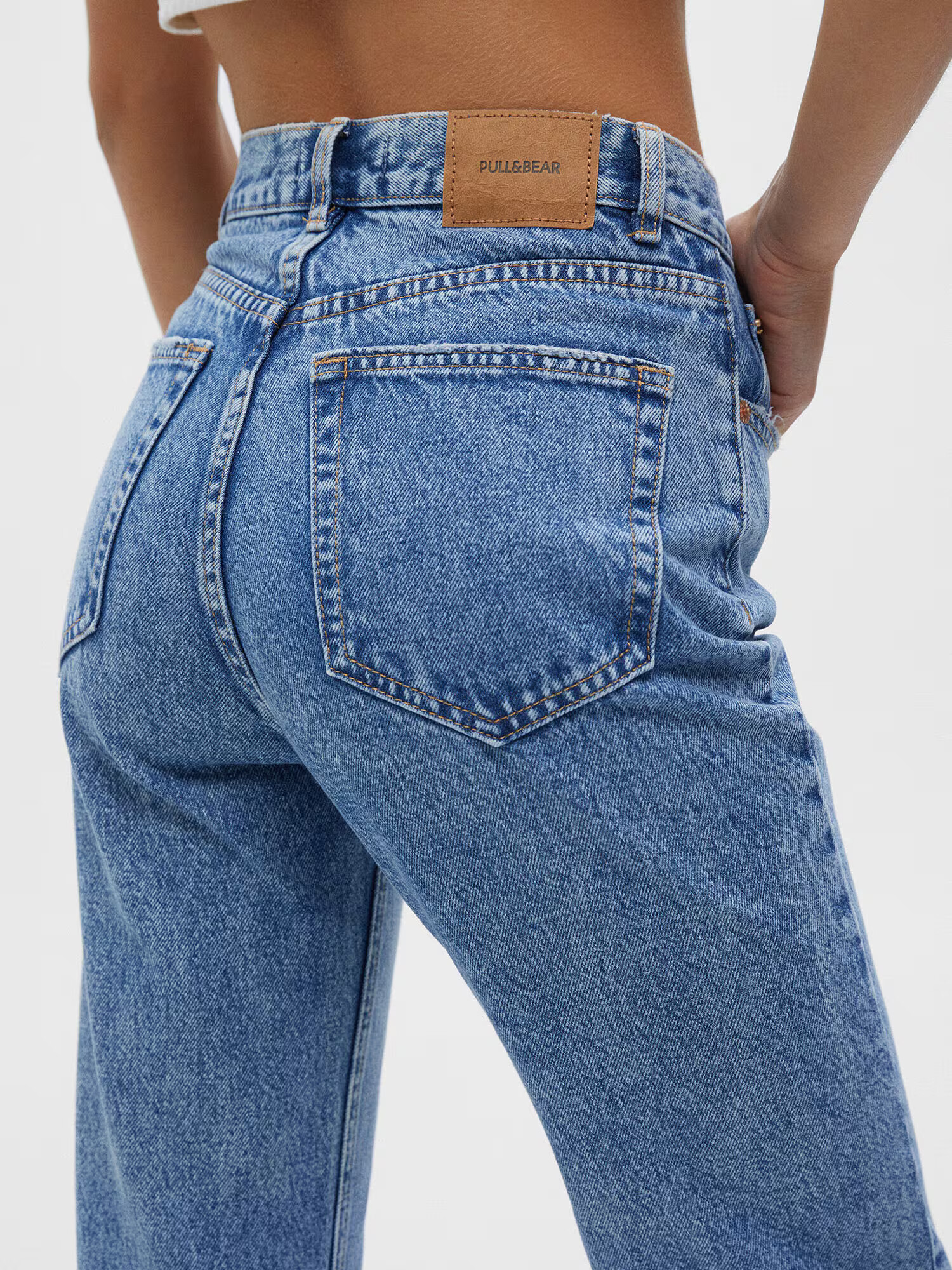 Pull&Bear Jeans albastru denim - Pled.ro