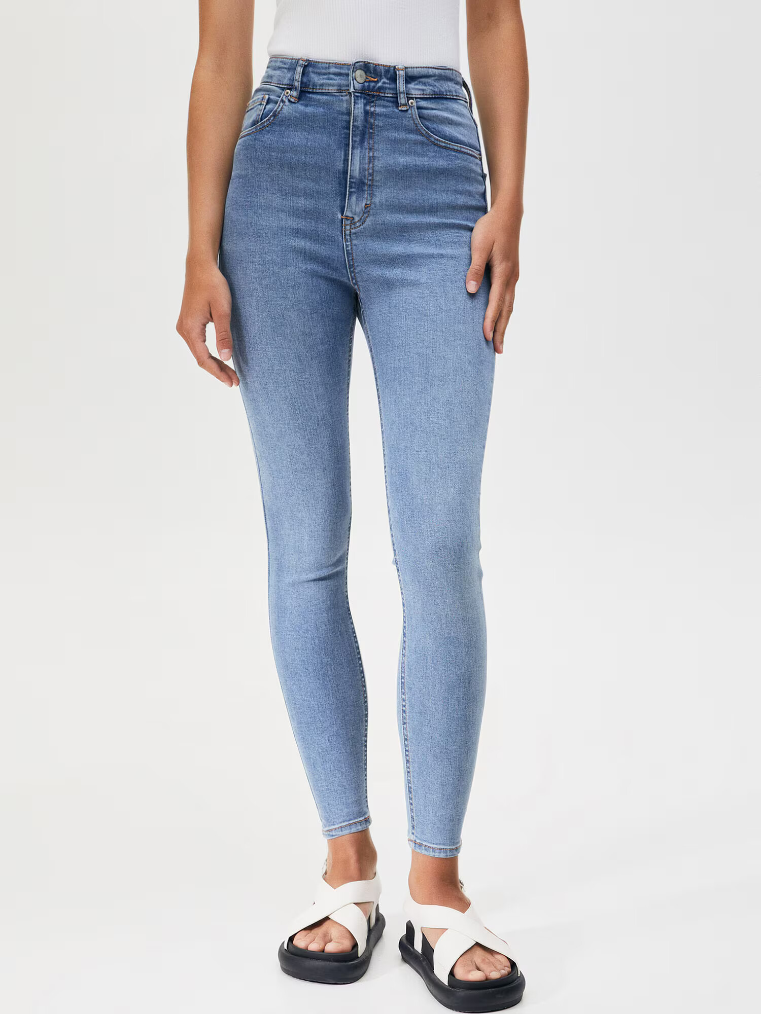 Pull&Bear Jeans albastru denim - Pled.ro